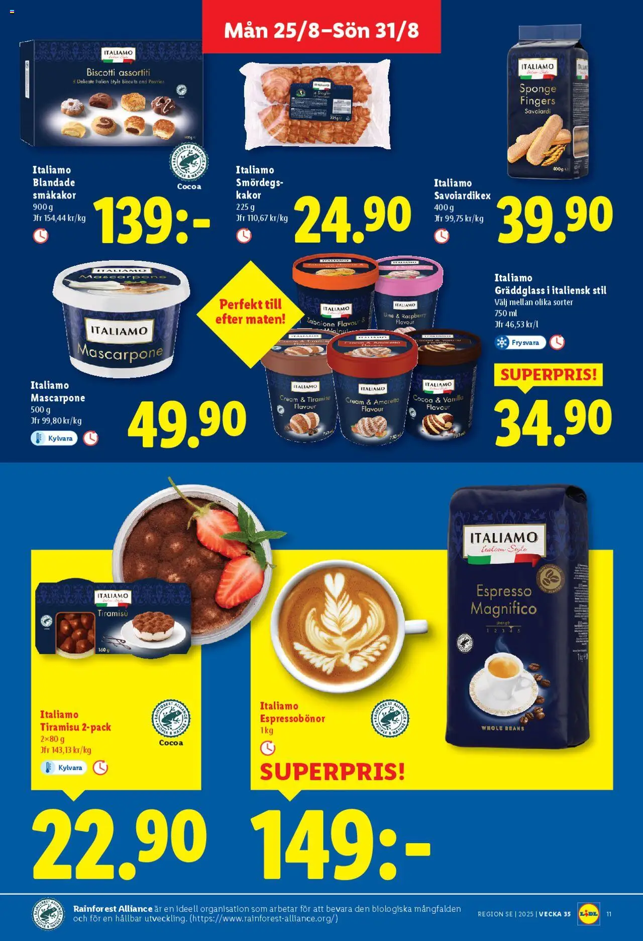 Lidl reklamblad aktuell från 25.08.2025 | Sida: 13 | Produkter: Småkakor, Lime