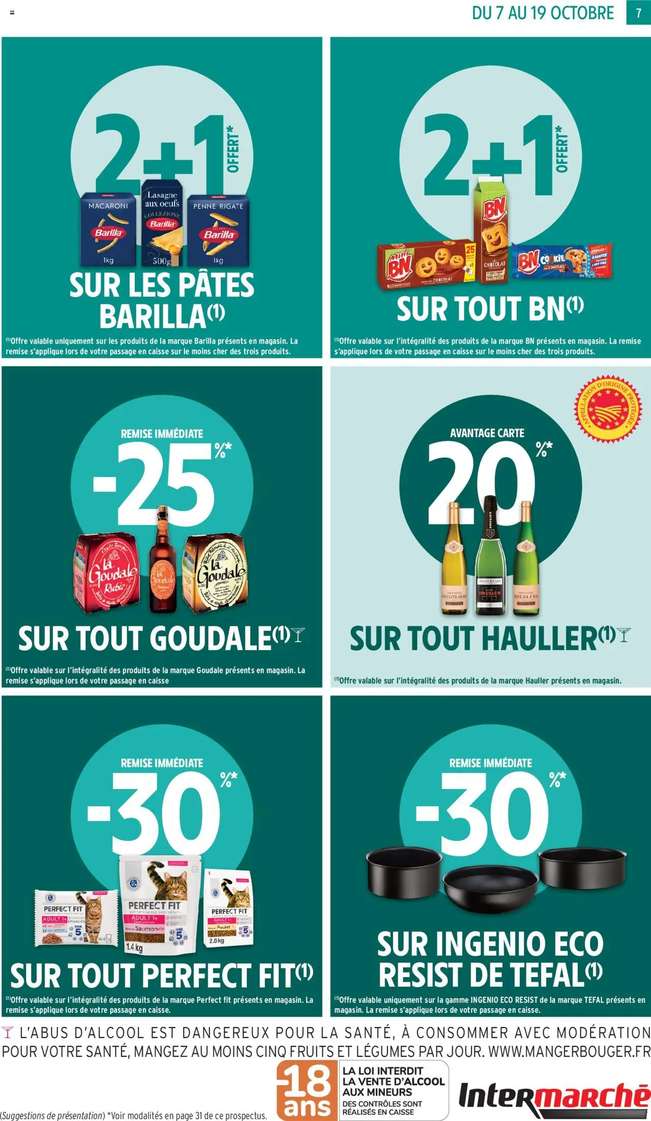 {H1} | Page: 7 | Produits: Goudale, Chocolat, Bière, Pâtes