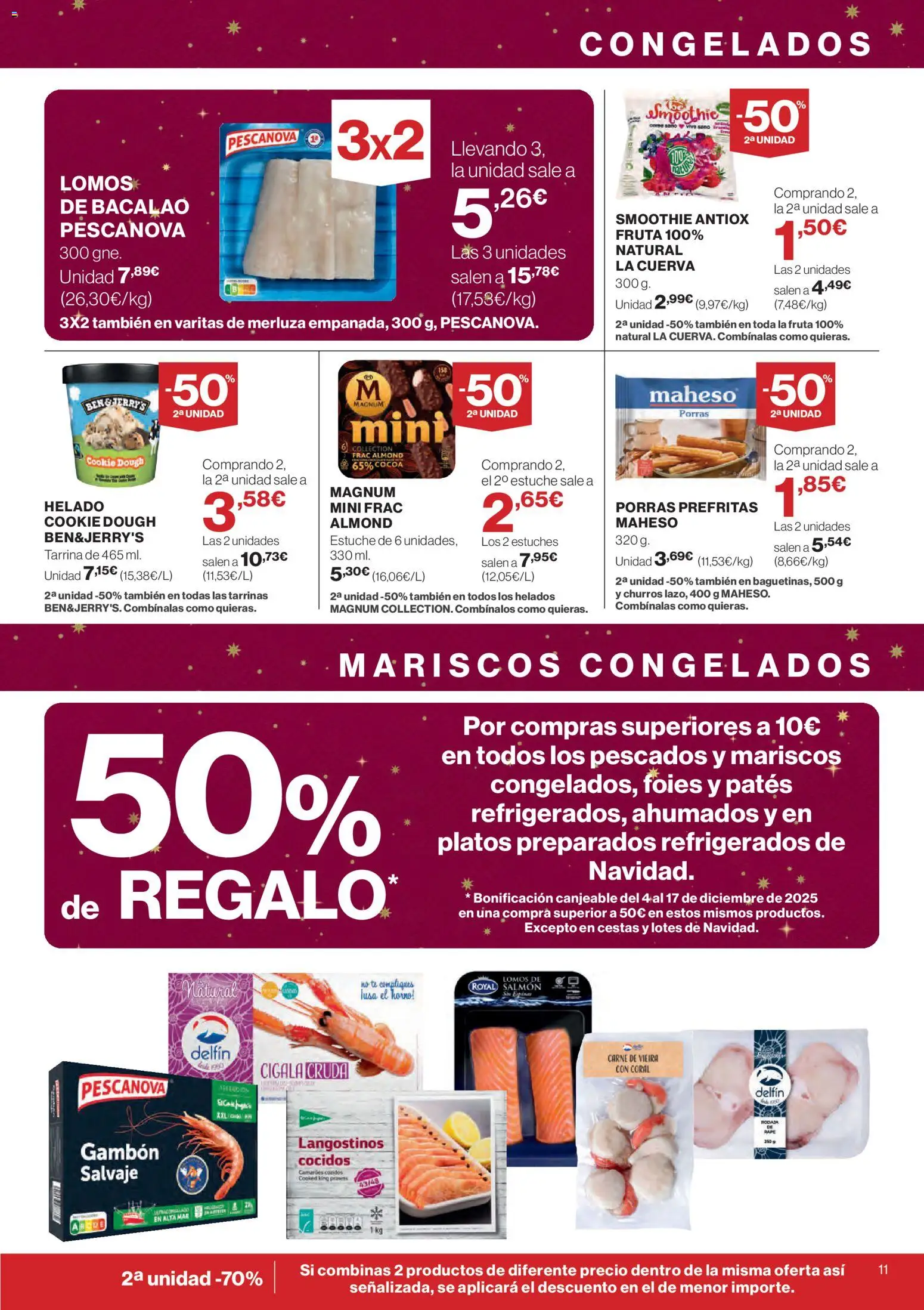 Supercor Canarias │ válido desde el 20.11.2025 | Página: 11 | Productos: El horno, Té, Helado, Horno