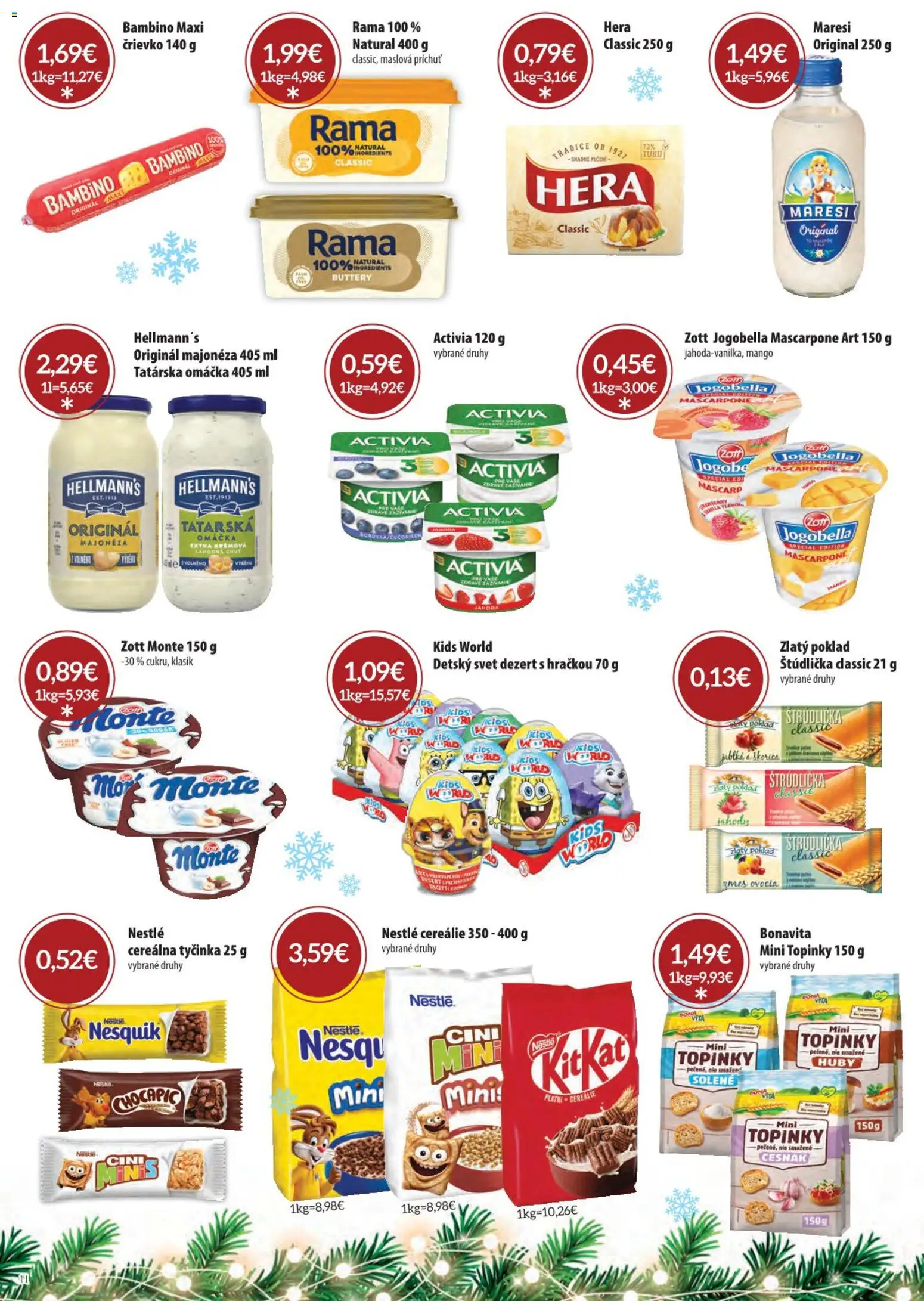 Nové Sintra akcie – leták je platný od 01.12.2025 | Strana: 11 | Produkty: Cesnak, Tatárska omáčka, Omáčka, Mango