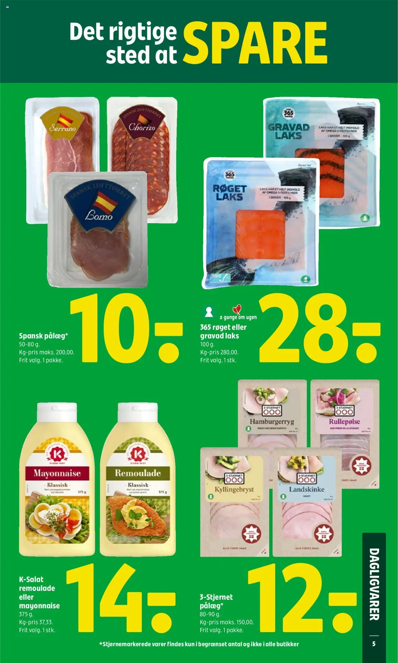 Coop 365 Tilbudsavis gyldig fra 21.08.2025 | Side: 5 | Produkter: Rullepølse, Remoulade, Hamburgerryg