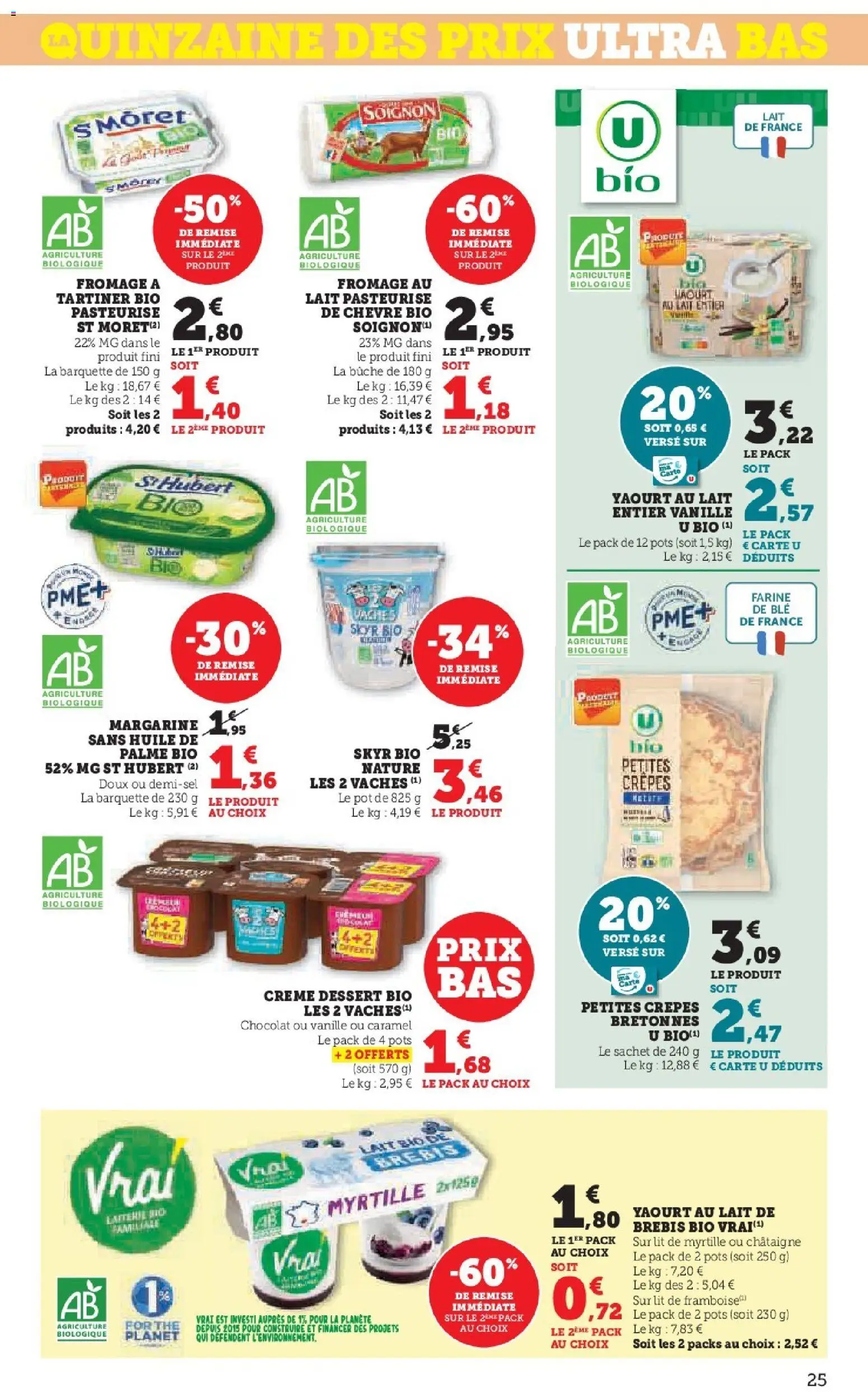 {H1} | Page: 25 | Produits: Farine, Lit, Lait, Yaourt