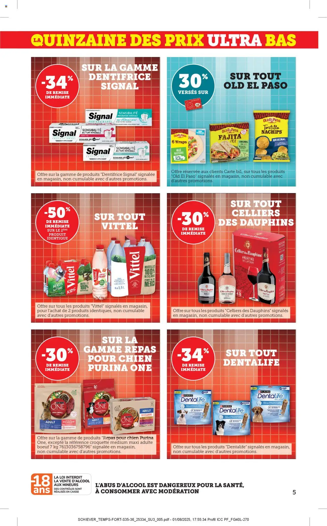  | Page: 5 | Produits: Fraise, Dentifrice, Vittel