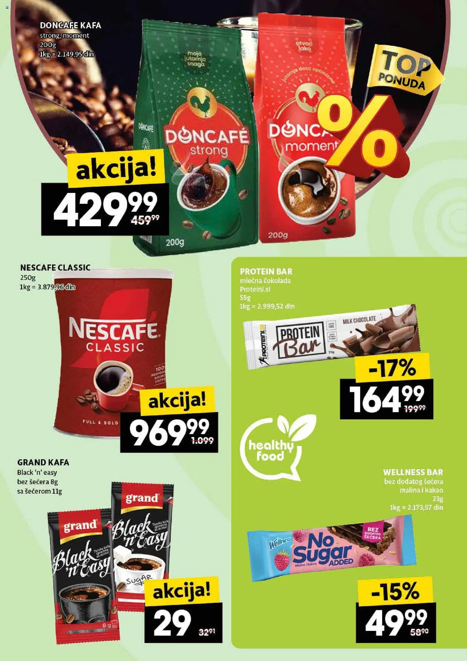 Roda katalog - važi od 30.10.2025 | Strana: 18 | Proizvode: Protein, Protein bar, Čokolada, Nescafé