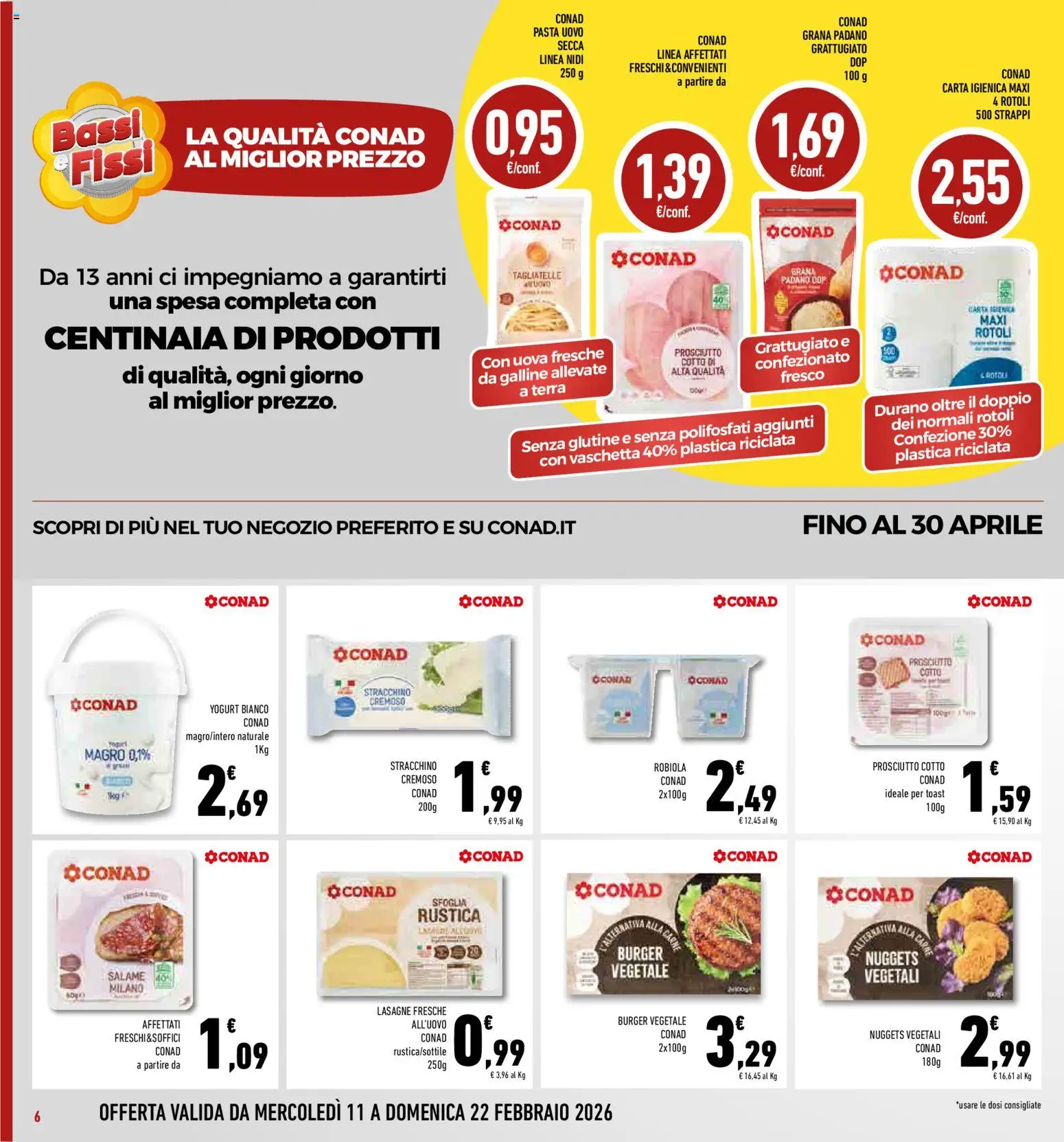 Volantino Conad del 11.02.2026 | Pagina: 6