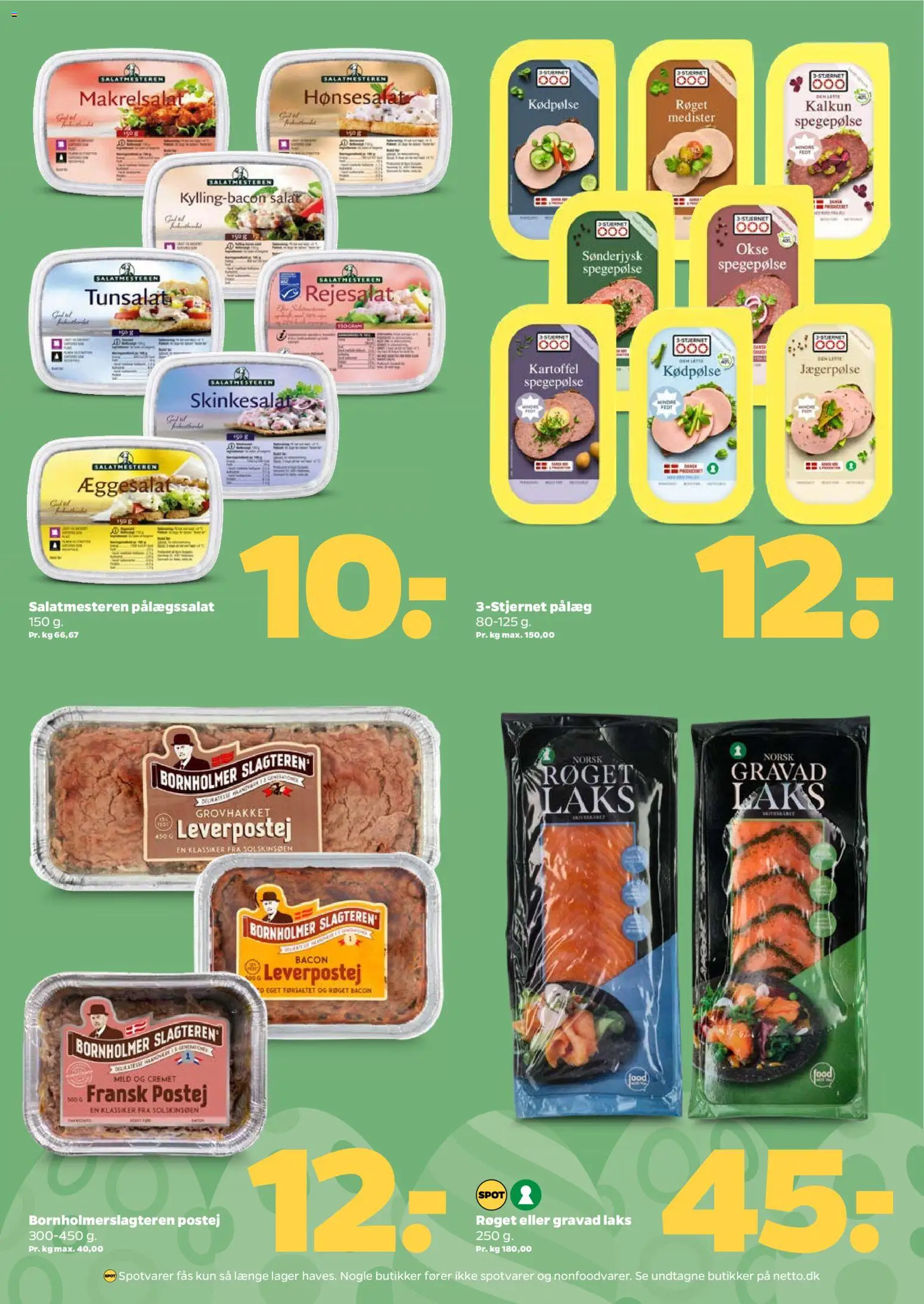 Netto tilbudsavis – gyldig fra 21.03.2026 | Side: 4 | Produkter: Paté, Salat, Pålæg, Leverpostej