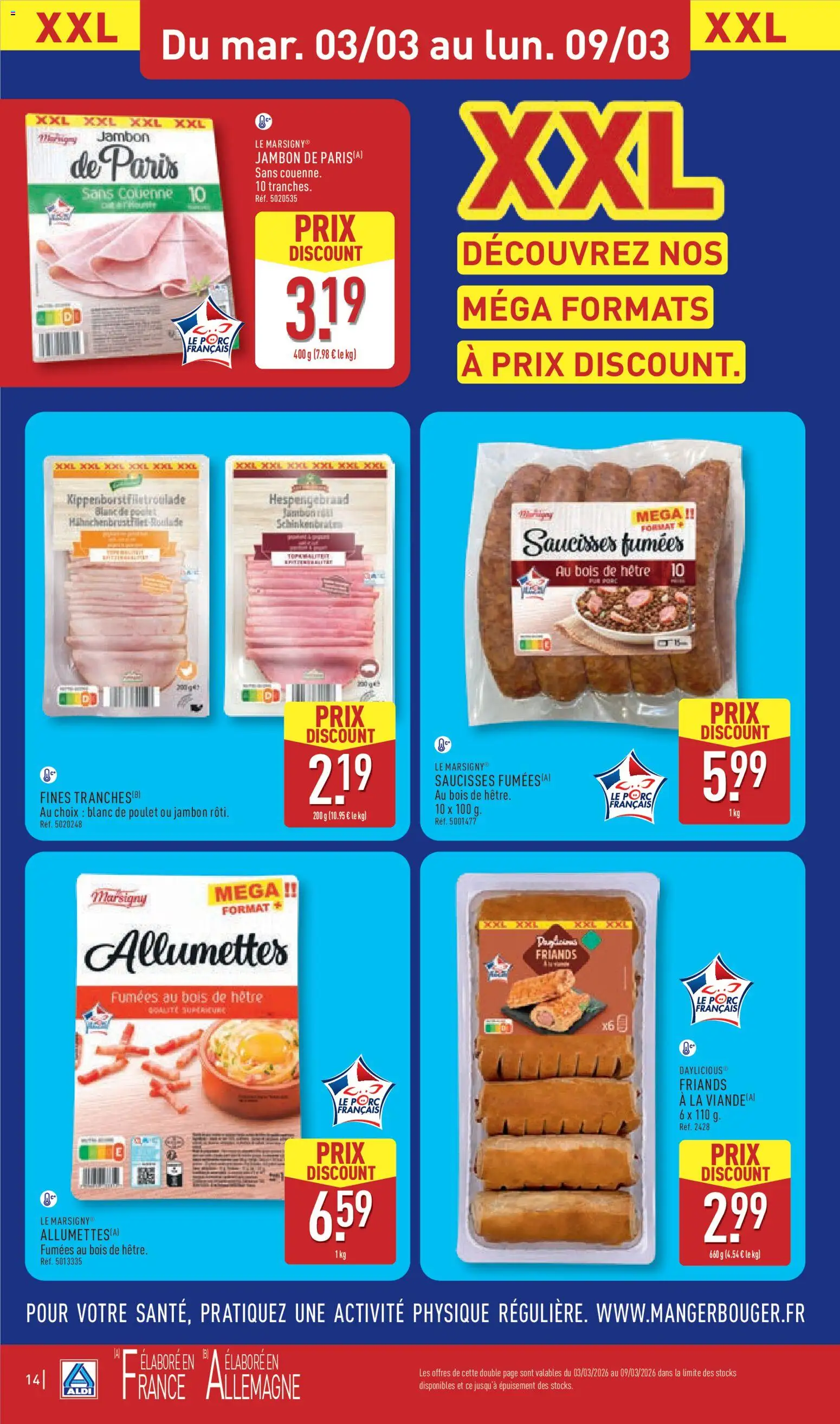 {H1} | Page: 16 | Produits: Jambon