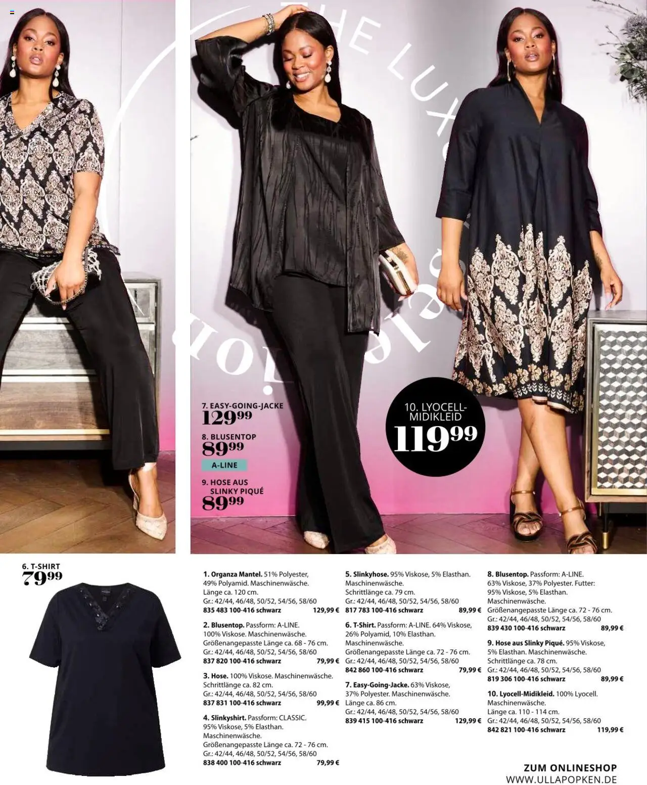 Ulla Popken Prospekt 	 - gültig ab dem 01.08.2025 | Seite: 65 | Produkte: Midikleid, Hose