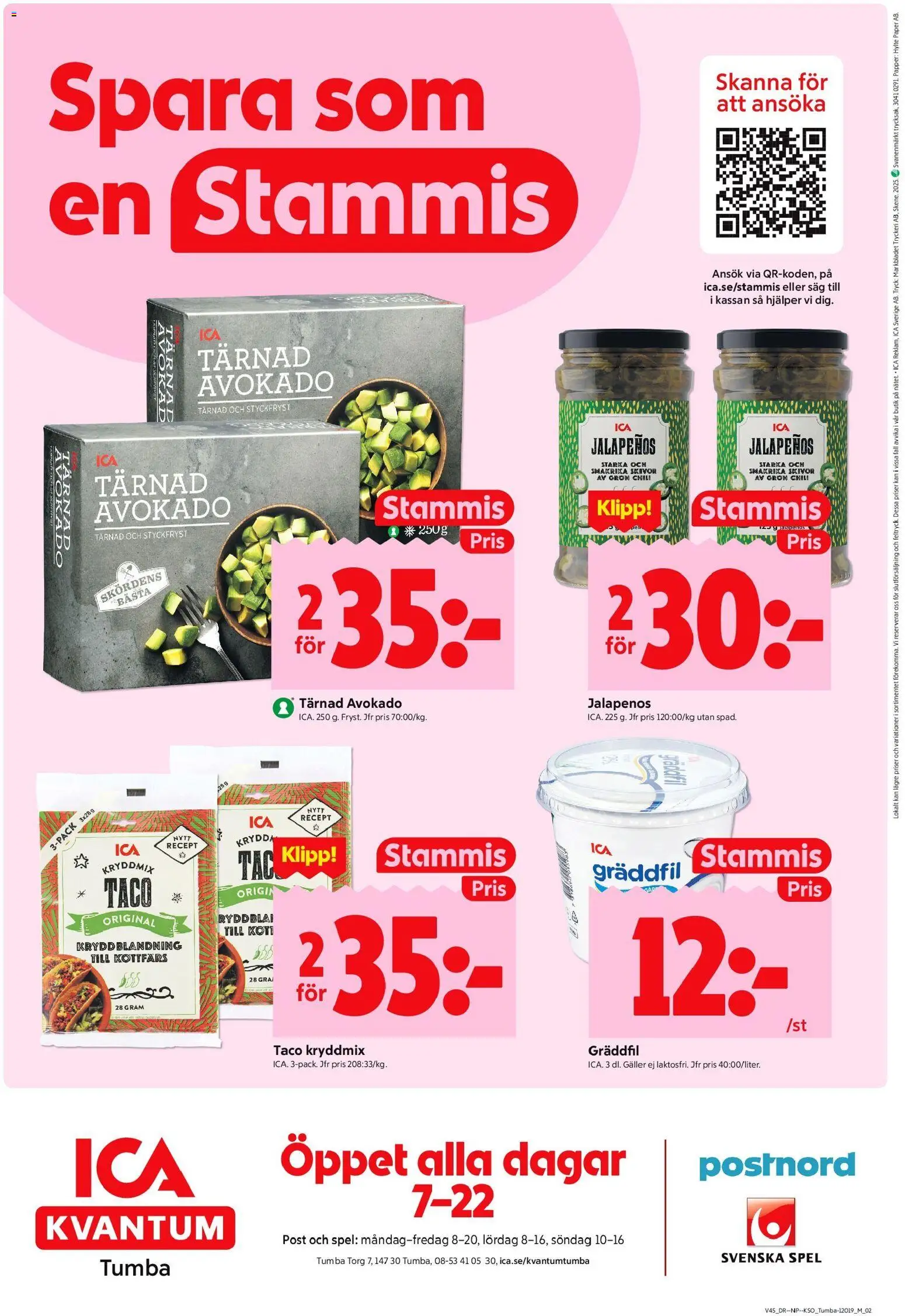 ICA Kvantum reklamblad aktuell från 03.11.2025 | Sida: 10 | Produkter: Såg, Chili, Papper, Spel