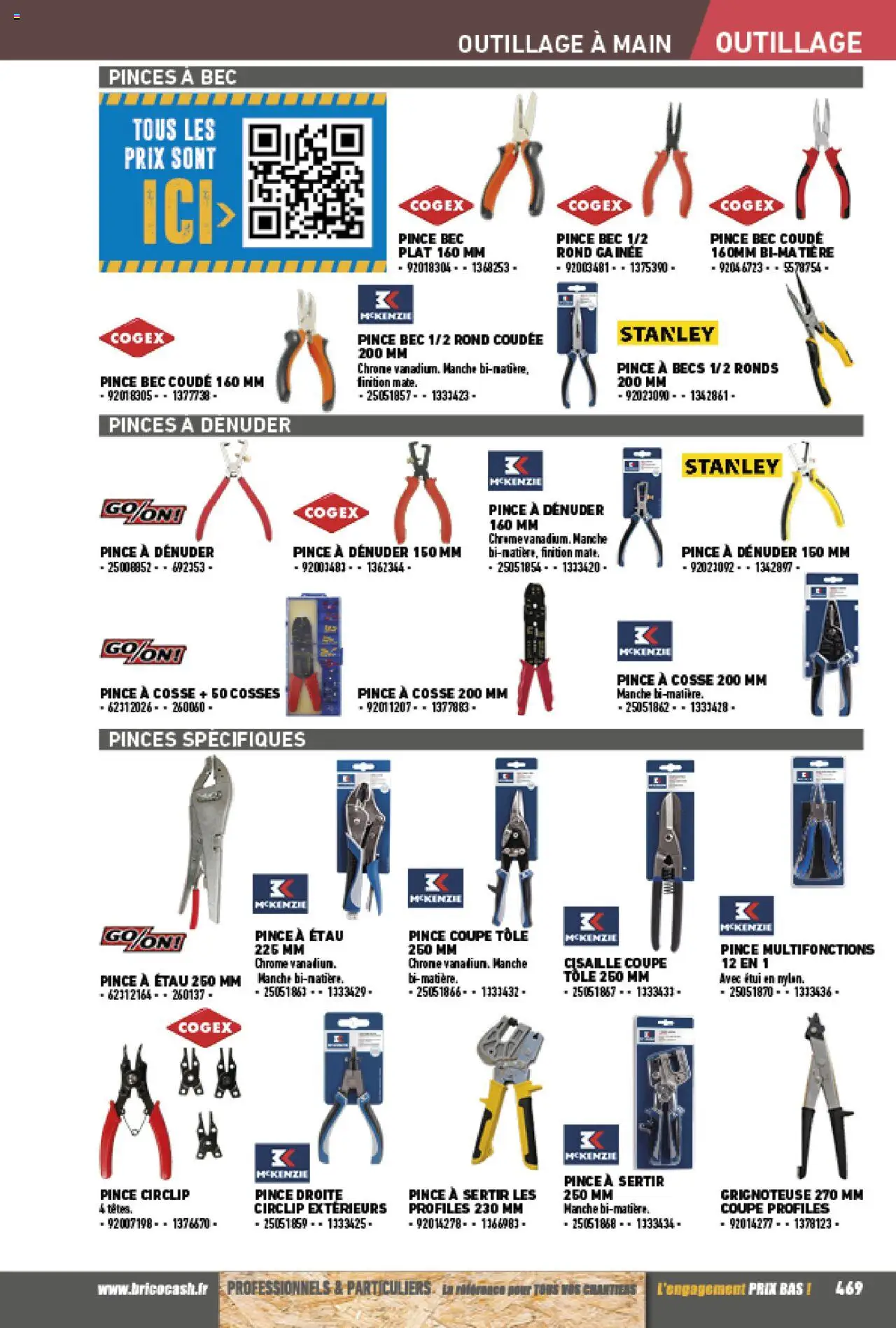 {H1} | Page: 469 | Produits: Pinces