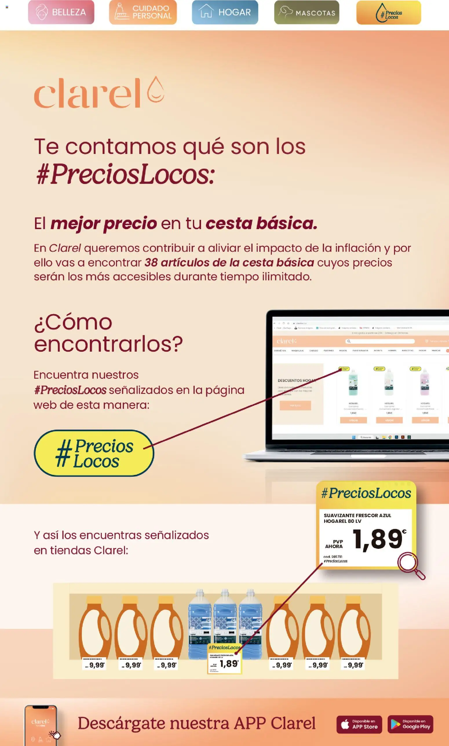 Clarel - folleto │ válido desde el 22.04.2026 | Página: 13 | Productos: Té, Suavizante, Cesta