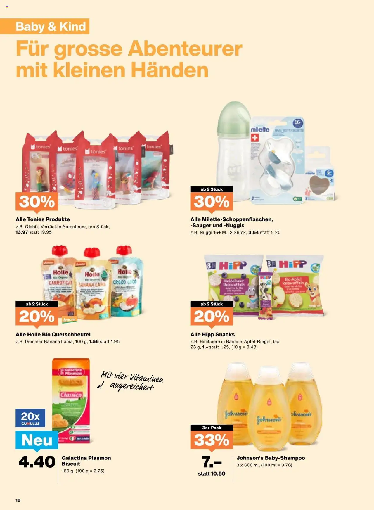 Migros Aktionen ab 26.08.2025 | Seite: 18 | Produkte: Bh, Äpfel, Himbeere