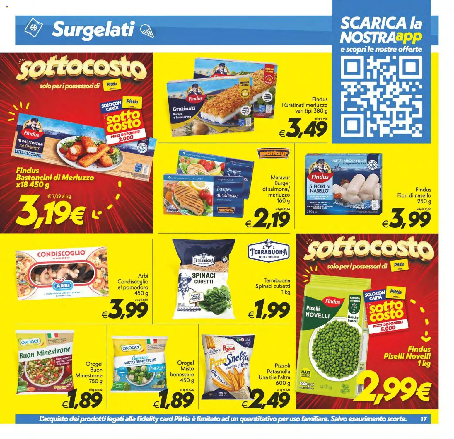 Volantino SuperConveniente del 24.02.2026 | Pagina: 17 | Prodotti: Rosmarino, Merluzzo, Spinaci, Sugo