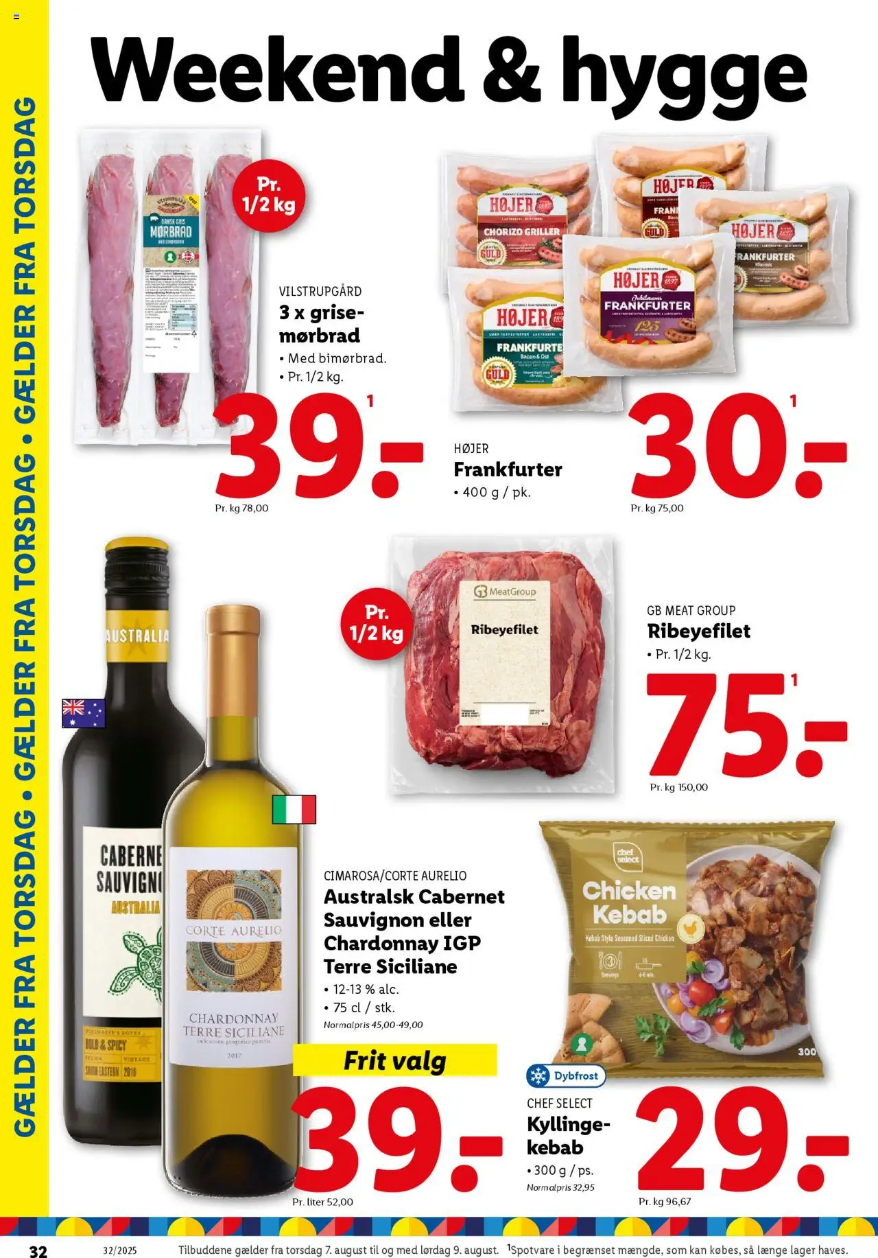 Lidl Tilbudsavis gyldig fra 03.08.2025 | Side: 26 | Produkter: Ost, Kebab, Bacon, Søm