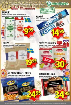 Matvärlden - erbjudanden - Förhandsvisning av reklamblad från butik Matvärlden aktuell från 16.02.2026 | Sida: 5 | Produkter: Galler, Oreo, Mjölk, Gräddfil