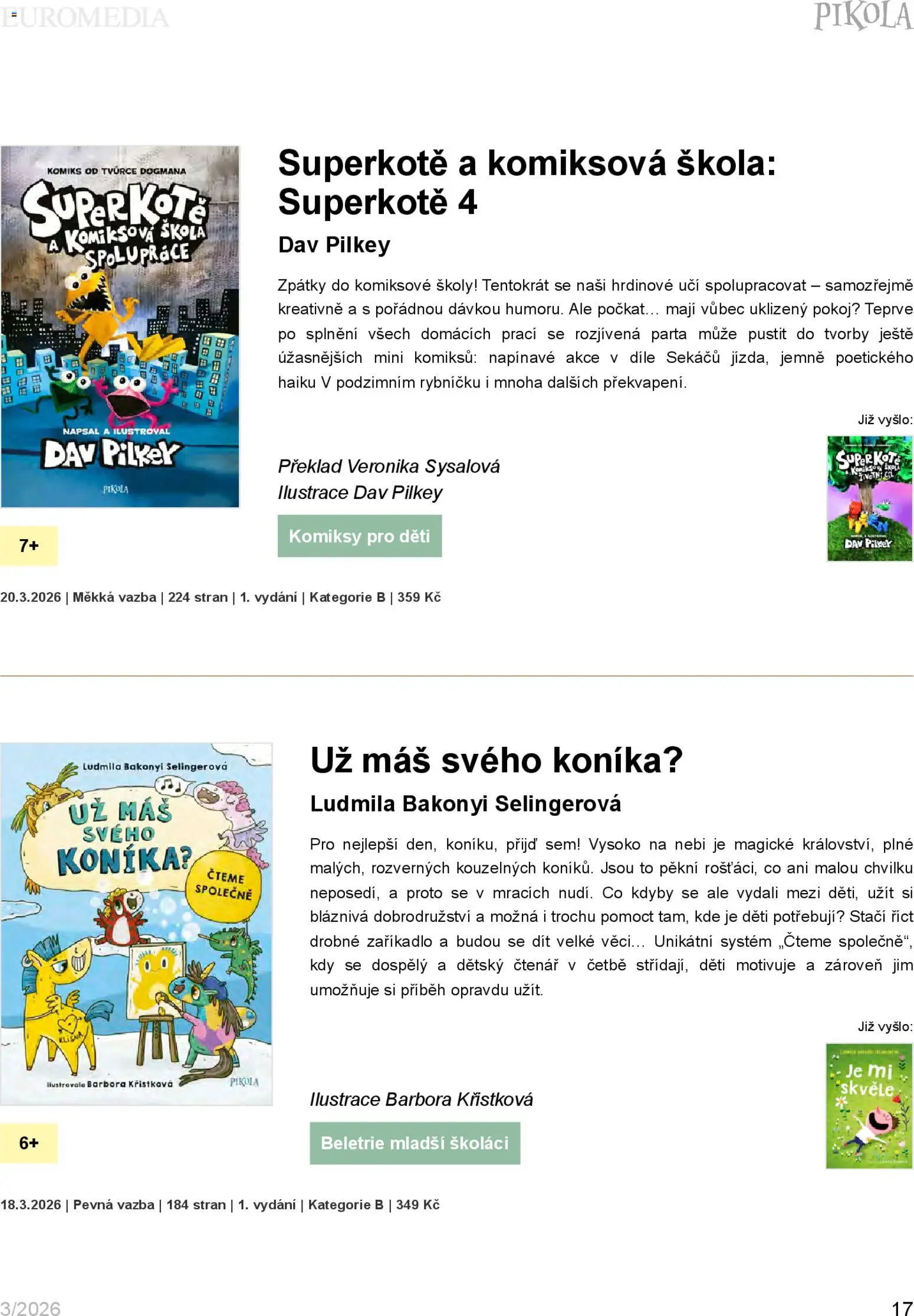 Knižní klub leták - Březen 2026 od 01.03.2026 | Strana: 18