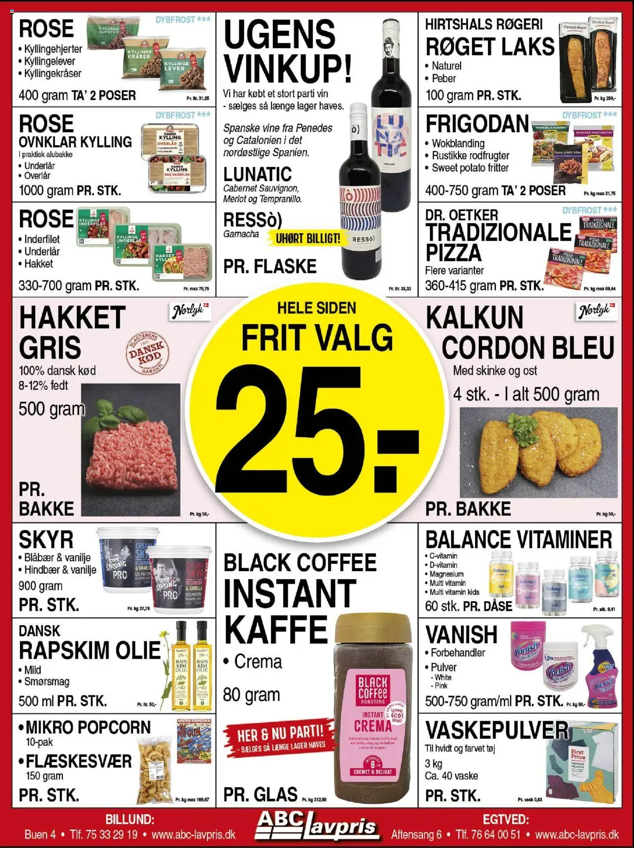 Abc Lavpris Tilbudsavis gyldig fra 20.08.2025 | Side: 7 | Produkter: Blåbær, Skinke, Popcorn, Hindbær