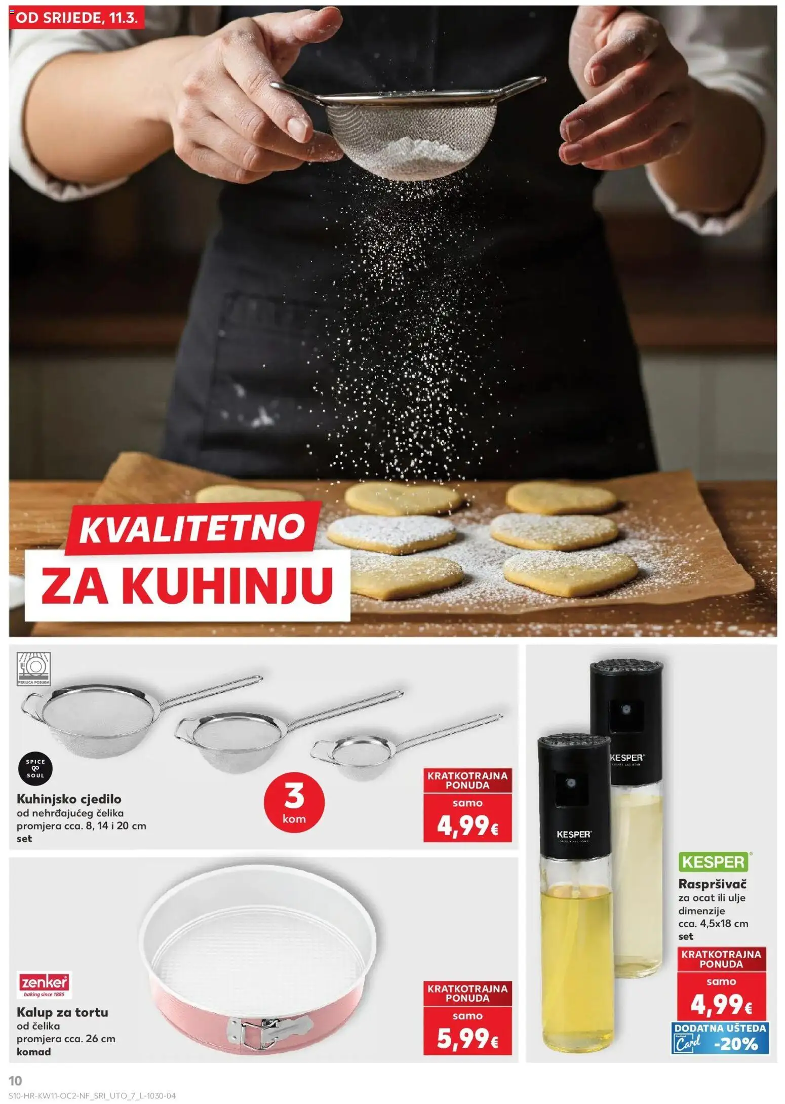 Kaufland katalog | vrijedi od 10.03.2026 | Stranica: 10 | Proizvodi: Ulje, Ocat, Pan, Cjedilo