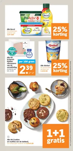 Albert Heijn folder week 16 - Voorbeeld van een folder van Albert Heijn, geldig van 13.04.2026 | Pagina: 16 | Producten: Muffins, Káposztalevél, Olijfolie, Bakkerij