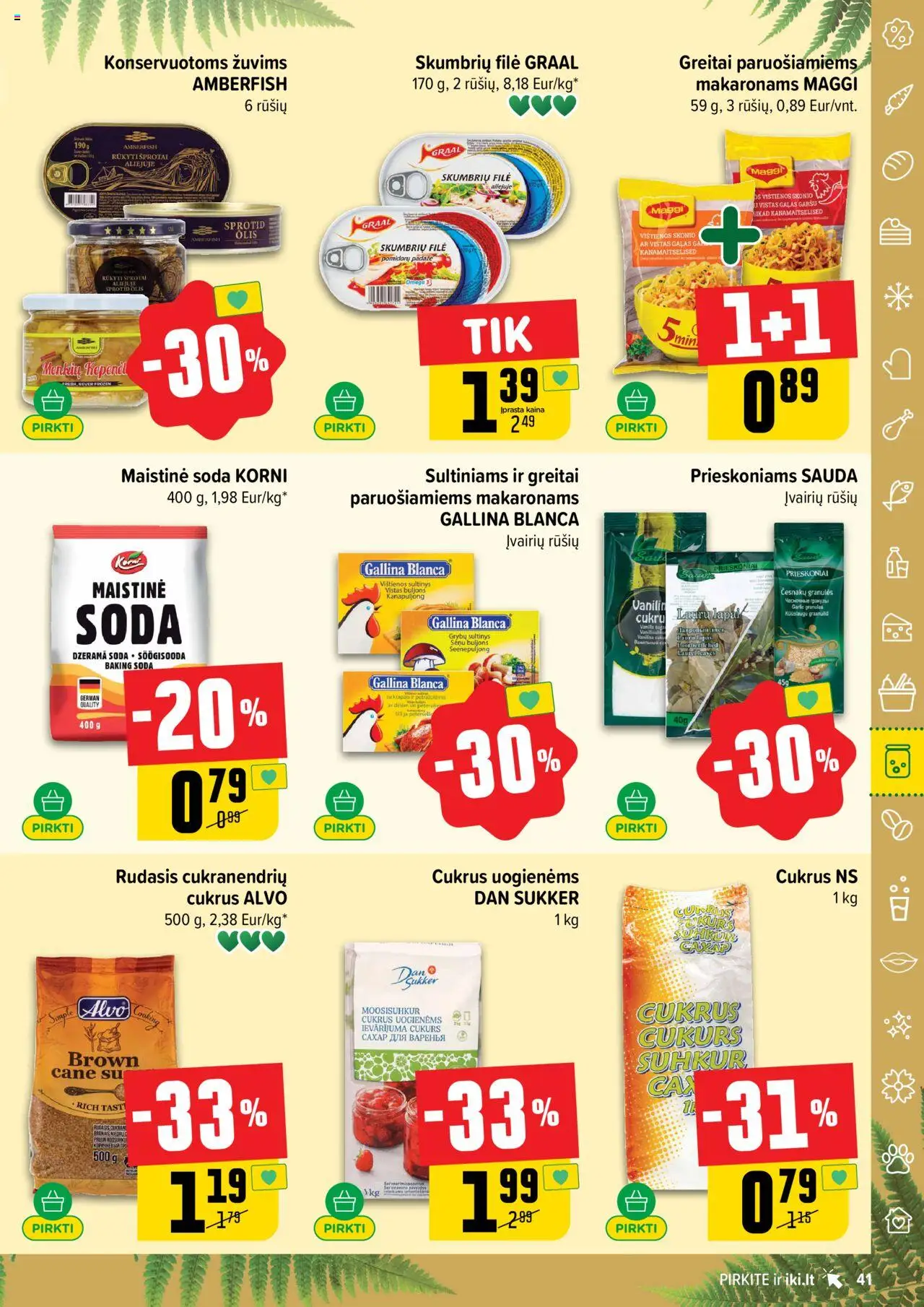 IKI leidinys│galioja nuo 16.06.2025 | Puslapis: 41 | Prekių: Vištienos, Cukrus, Prieskoniai