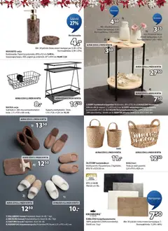 JYSK-mainoslehti voimassa 11.12.2025 alkaen | Sivu: 16 | Tuotteet: Jalusta, Kori, Tossut, Hiusharja