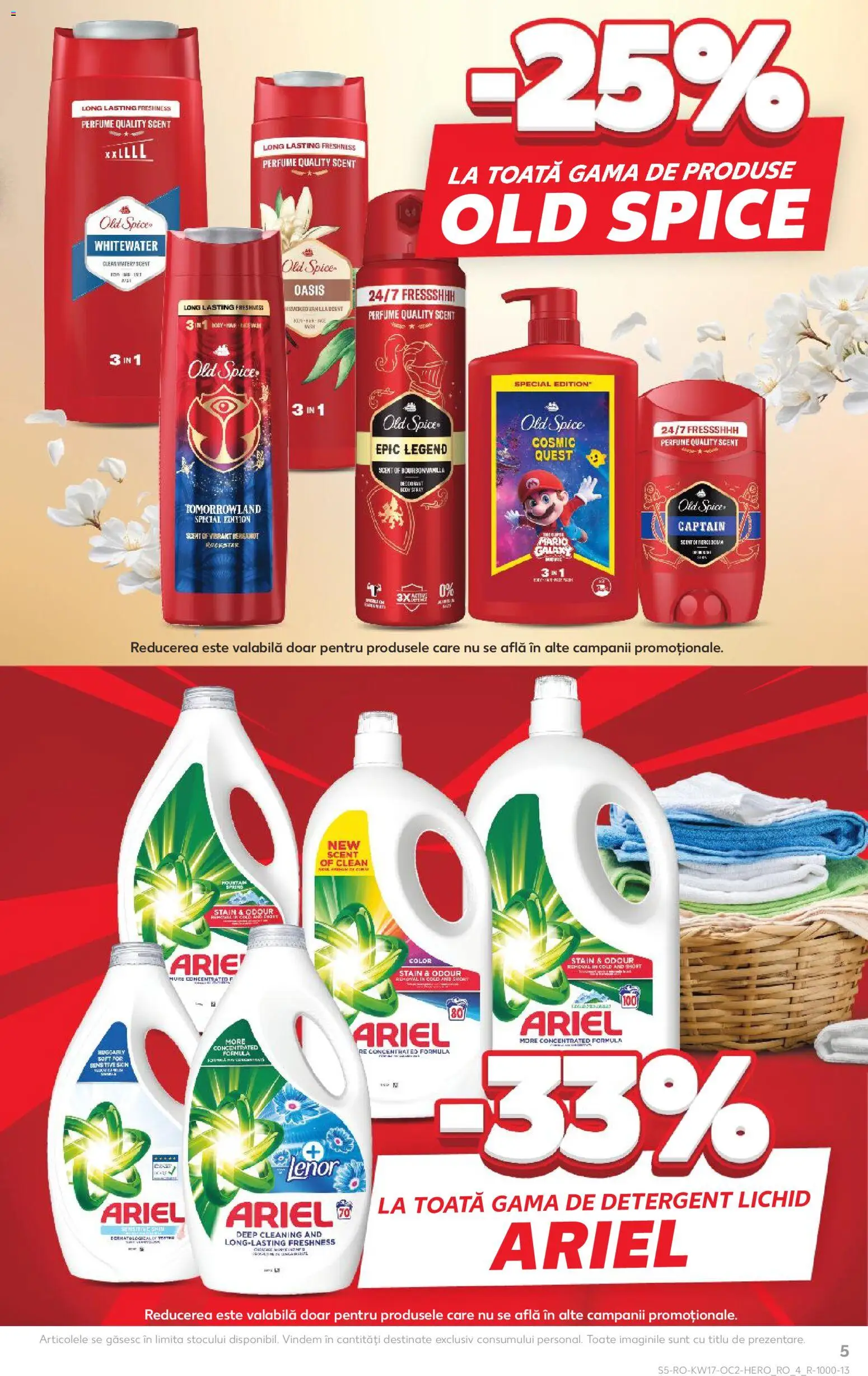 Noul catalog Kaufland – valabil de la 22.04.2026 | Pagină: 5 | Produse: Kısırlaştırılmış Kedi Maması, Pomelo, Body, Detergent