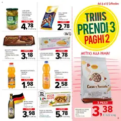 Volantino Todis del 04.09.2025 | Pagina: 3 | Prodotti: Crema, Yogurt, Verdure, Bibita