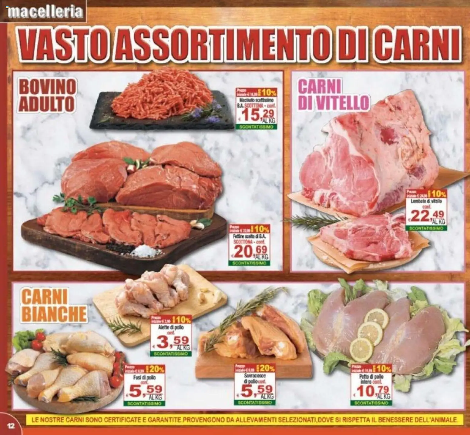 Volantino CTS del 07.04.2026 | Pagina: 12 | Prodotti: Bovino, Pollo, Vitello
