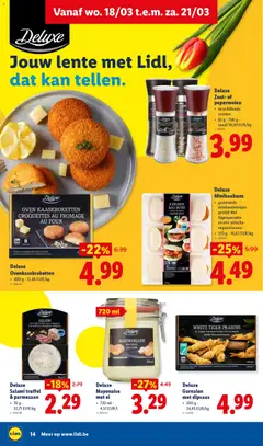 Lidl Folder week 12 - Voorbeeld van een folder van Lidl, geldig van 18.03.2026 | Pagina: 14 | Producten: Oven, La, Kekszek, Salami