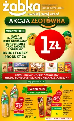 Pogląd oferty "Żabka gazetka" - ważna od 25.03.2026
