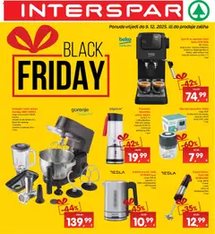 Black Friday Interspar - Pregled kataloga iz trgovine Interspar, vrijedi od 26.11.2025