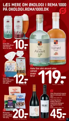 Gram Slot økologiske boller eller rugbrød, økologiske boller eller rugbrød 375-600 g gyldig fra 07.12.2025 | Side: 13