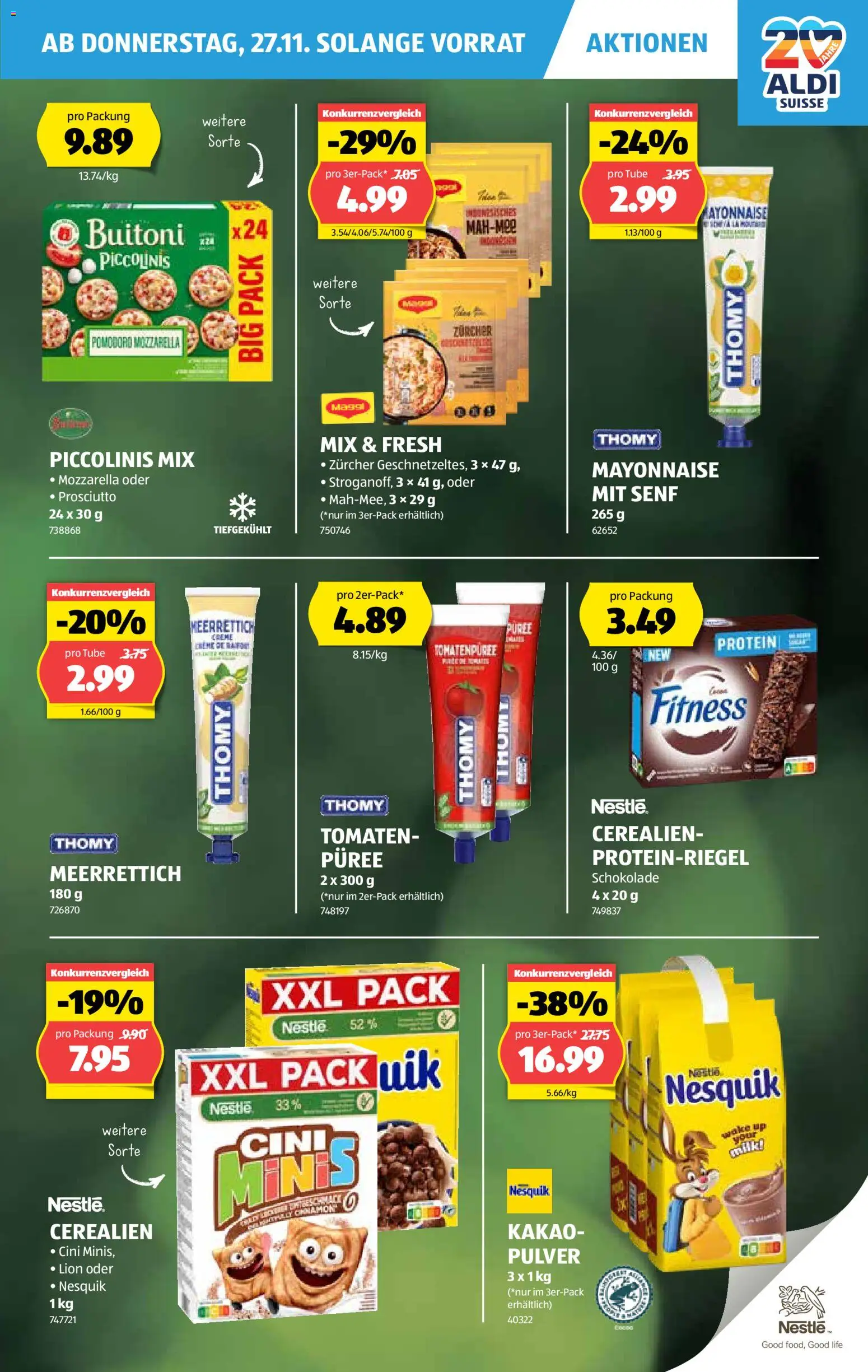 Aldi - Black Friday – gültig ab 27.11.2025 | Seite: 12 | Produkte: Pulver, Tomatenpüree, Schokolade, Tomaten
