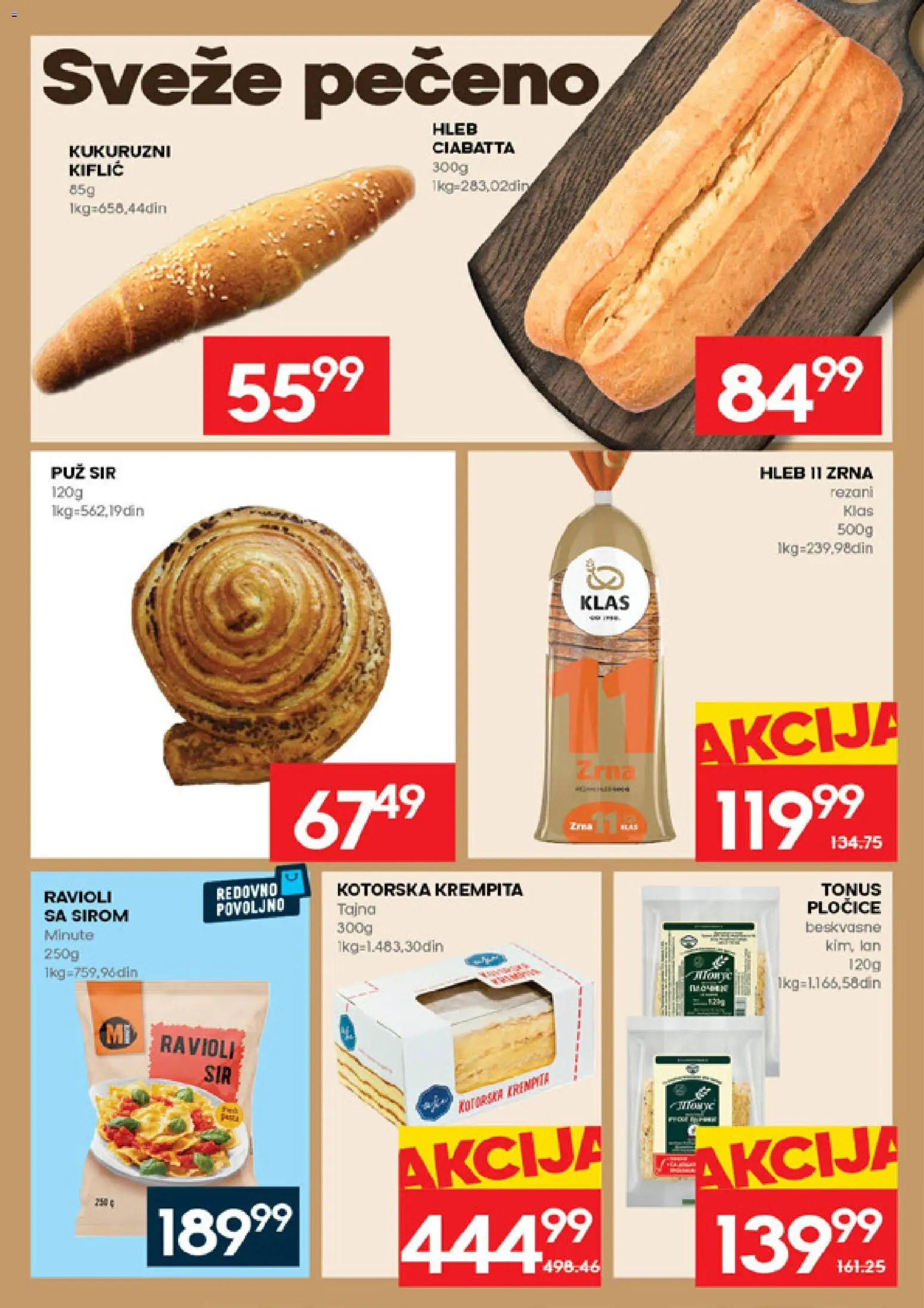 Idea katalog - važi od 12.03.2026 | Strana: 12 | Proizvode: Sir, Hleb