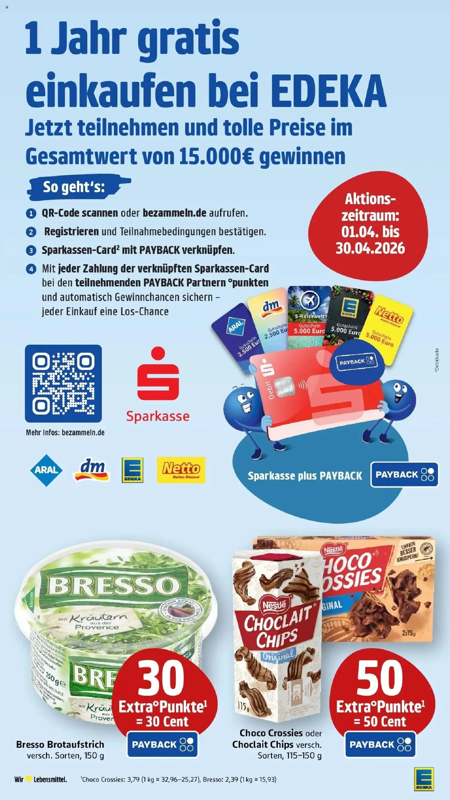 Edeka prospekt Weinheim	 – gültig ab 20.04.2026 | Seite: 44 | Produkte: Bresso, Chips