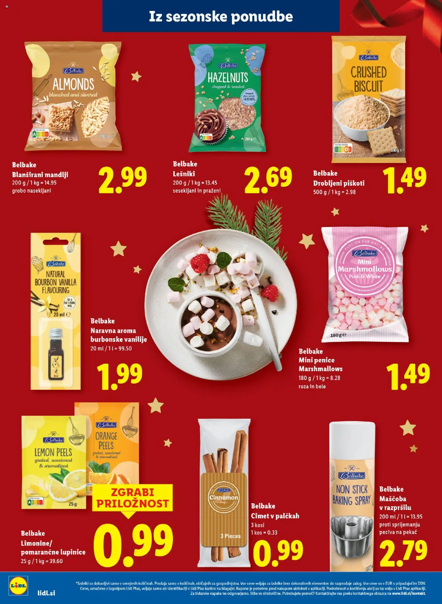 Novi Lidl katalog ponudbe – veljaven od 11.12.2025 | Stran: 16 | Izdelki: Mandlji, Kos, Piskoti