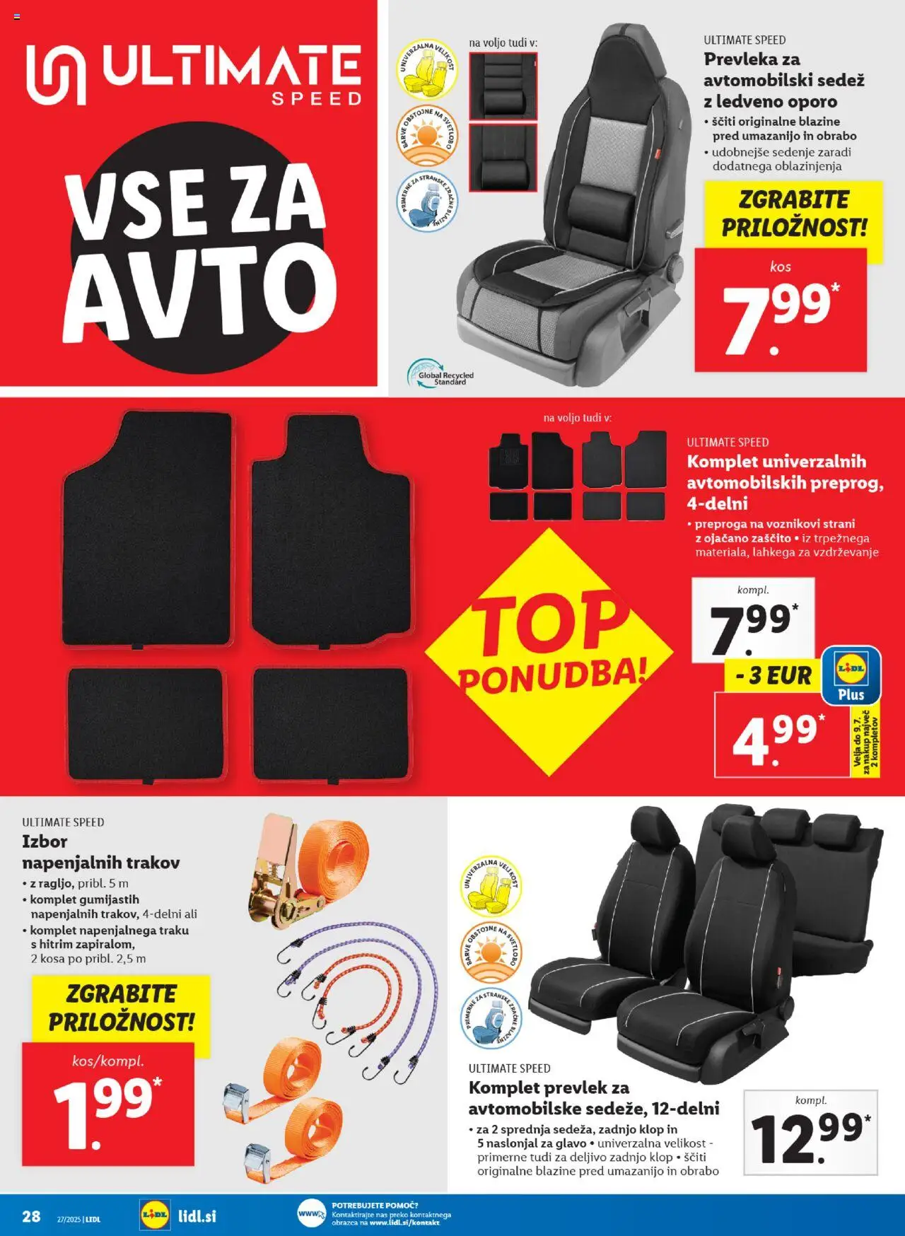 Lidl - Maribor │ velja od 03.07.2025 | Stran: 52 | Izdelki: Prevleka, Preproga