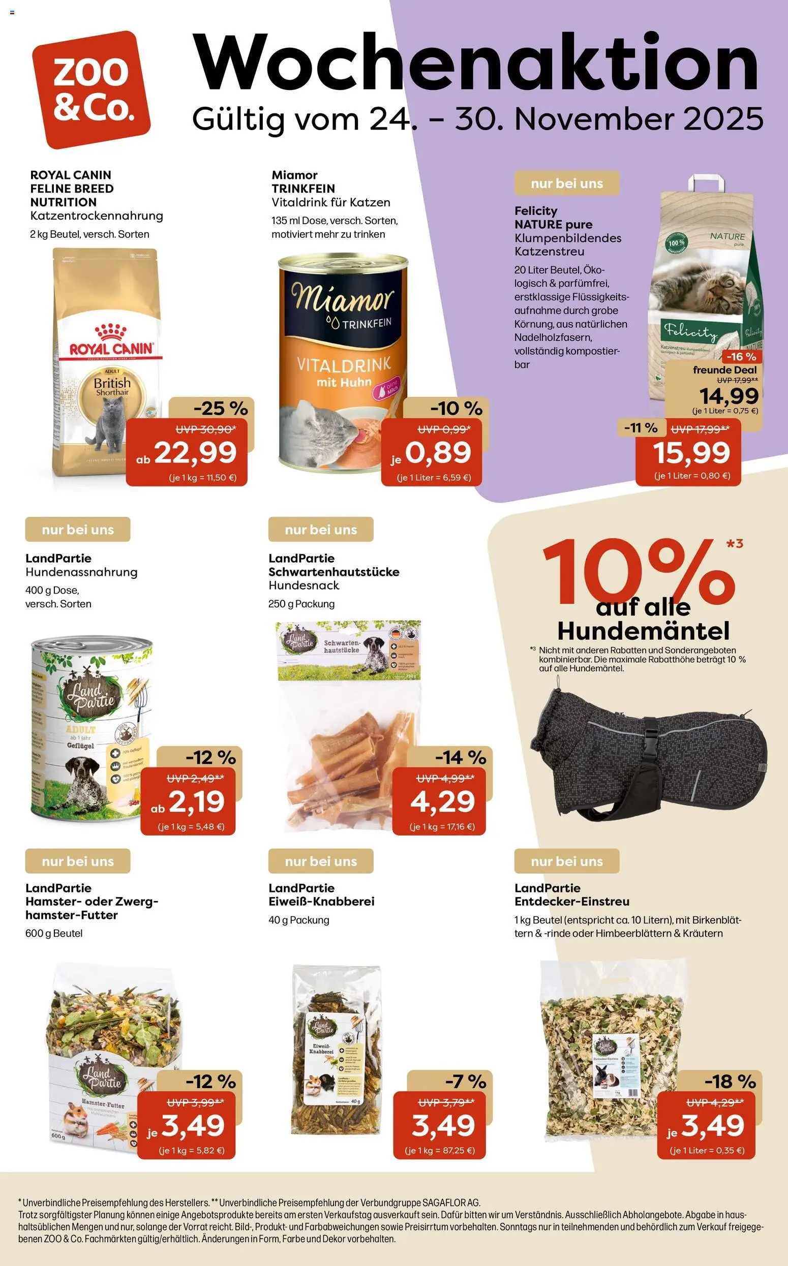 Zoo & co Prospekt 	 – gültig ab 24.11.2025 | Seite: 1