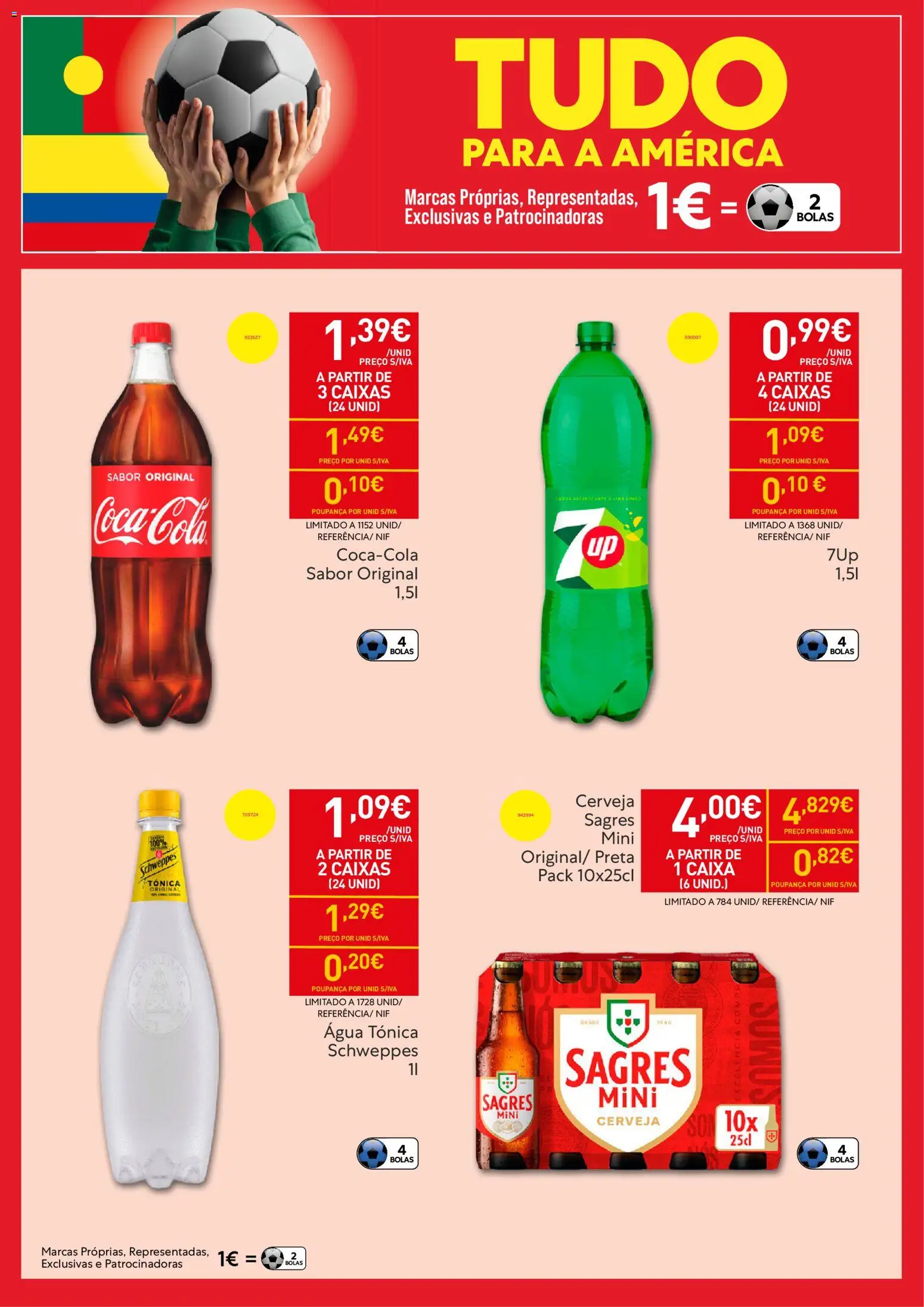 Recheio Horeca │ válido de 24.03.2026 | Página: 3 | Produtos: Agua, Caixa, Cerveja