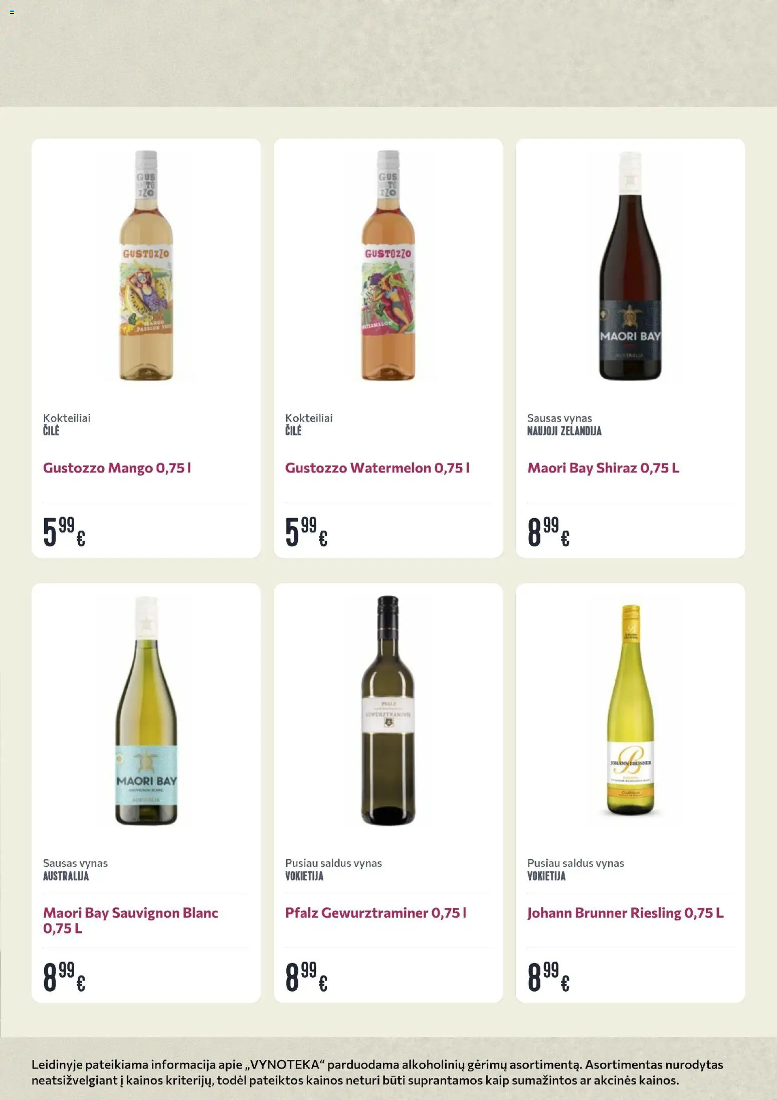 VYNOTEKA akcijos nuo 12.01.2026 | Puslapis: 17 | Prekių: Vynas