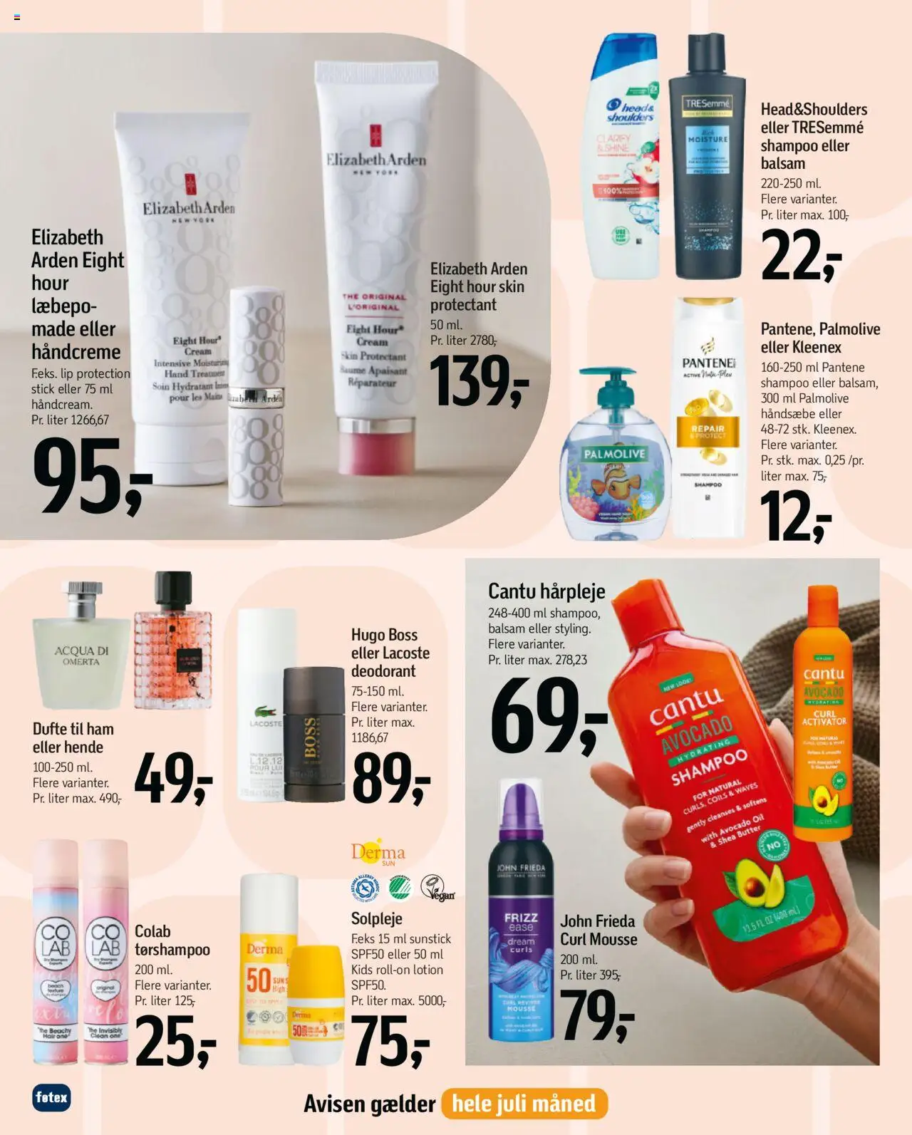 Føtex Tilbudsavis gyldig fra 27.06.2025 | Side: 47 | Produkter: Shampoo, Håndcreme, Deodorant, Avocado