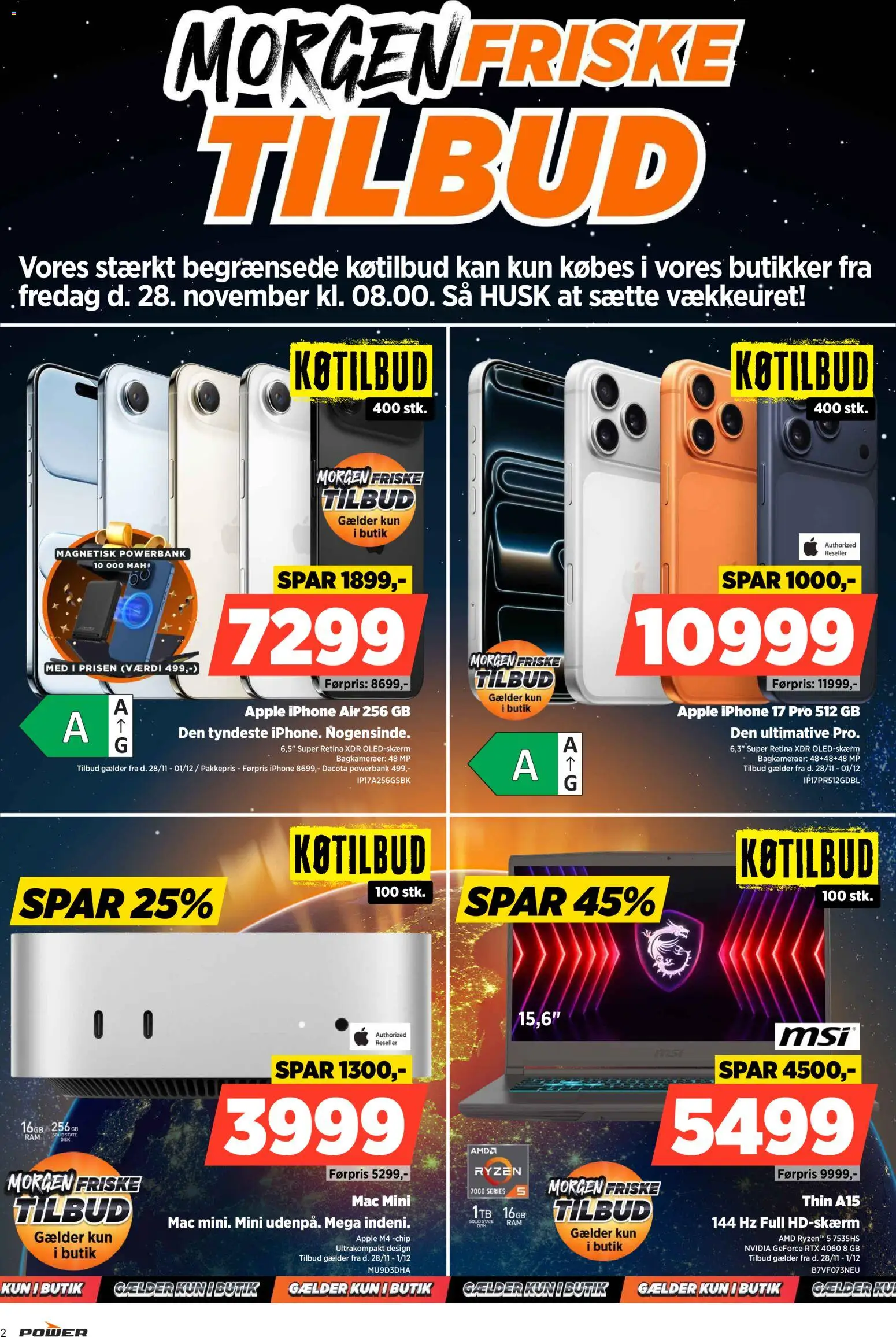 Power tilbudsavis – gyldig fra 28.11.2025 | Side: 2 | Produkter: Powerbank