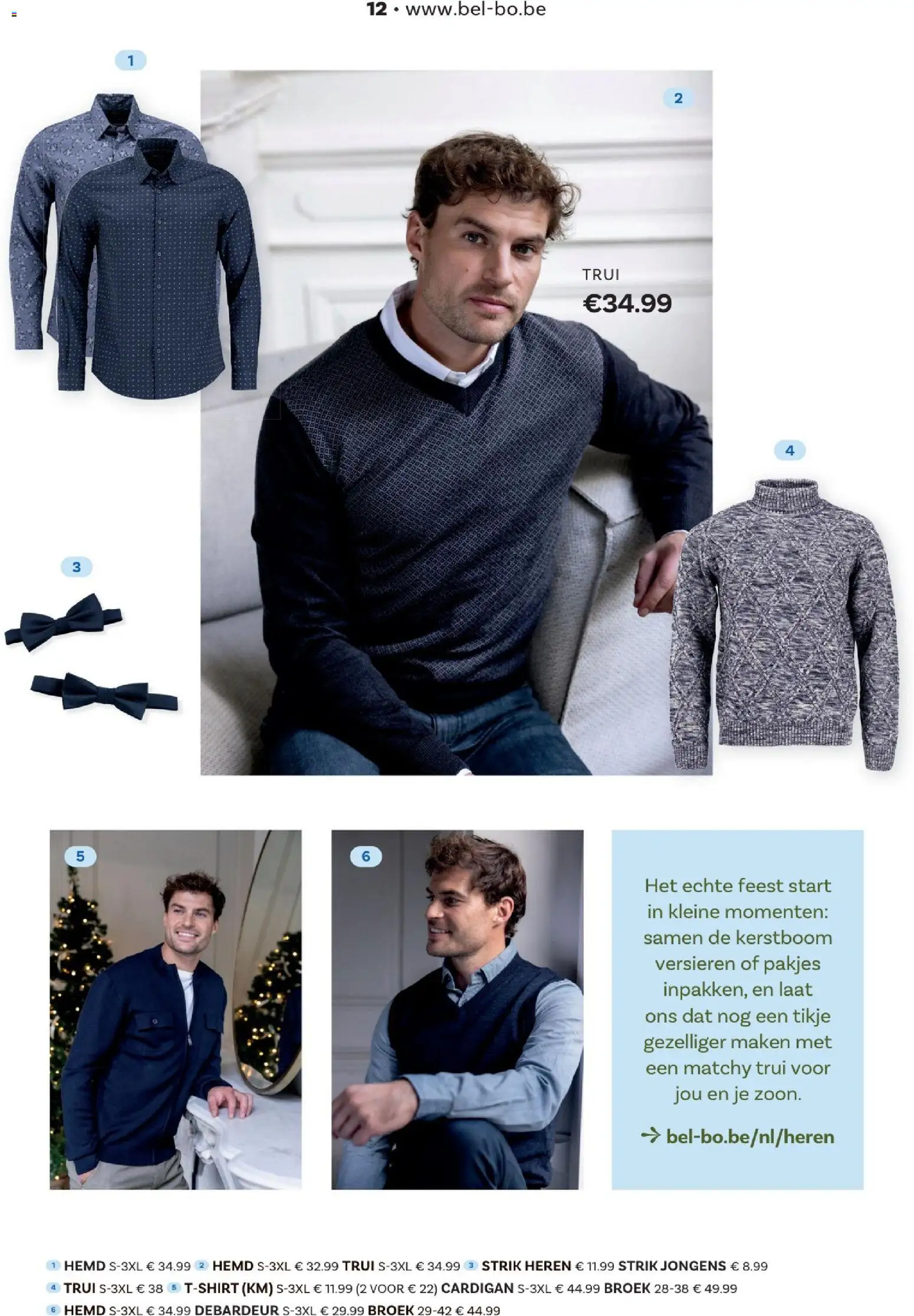 {H1} | Pagina: 12 | Producten: Trui, Hemd, Broek