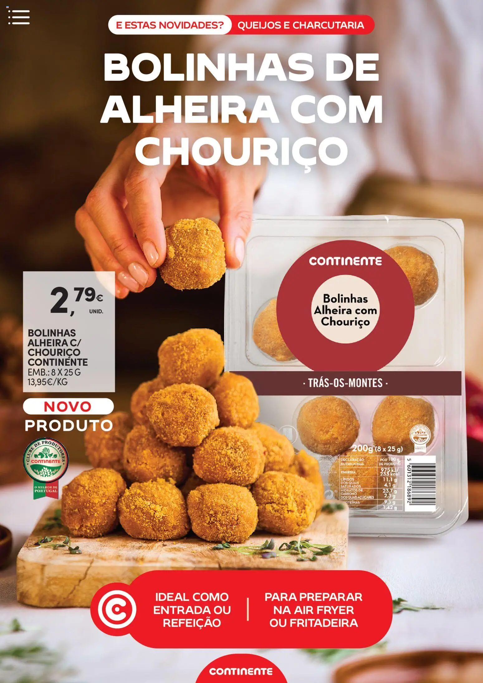 Continente - Novidades de que toda a gente gosta │ válido de 10.02.2026 | Página: 10 | Produtos: Air fryer, Chouriço, Alheira