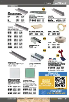 Brico Cash - Prévisualisation de Brico Cash catalogue valide à partir de 04.04.2025 | Page: 27 | Produits: Vidéo, Plâtre, Cadre