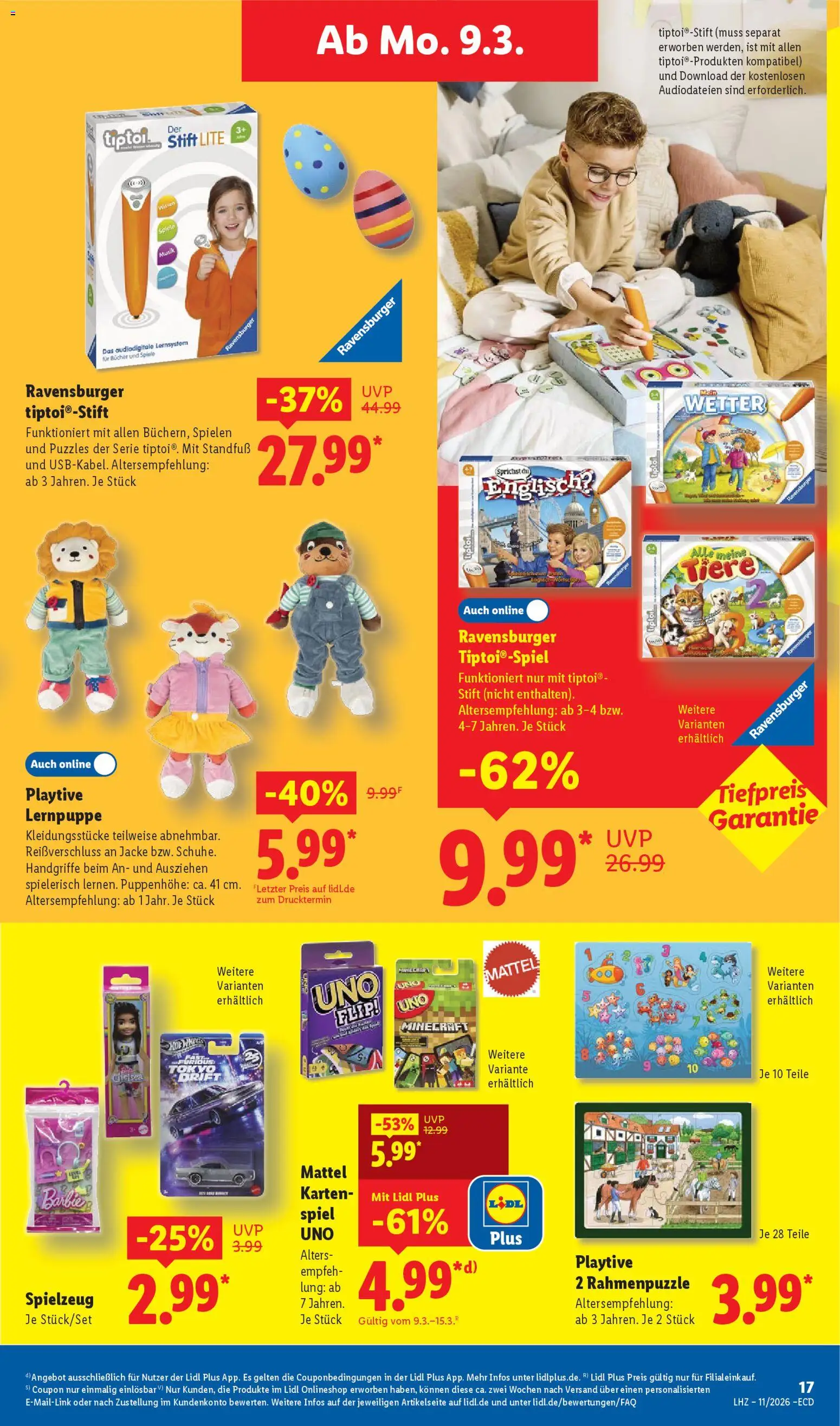 Lidl Prospekt – gültig ab 09.03.2026 | Seite: 35 | Produkte: Spiel, Jacke