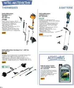 Gamm vert - Prévisualisation de Gamm vert catalogue valide à partir de 05.03.2025 | Page: 32 | Produits: Débroussailleuse, Batterie, Huile