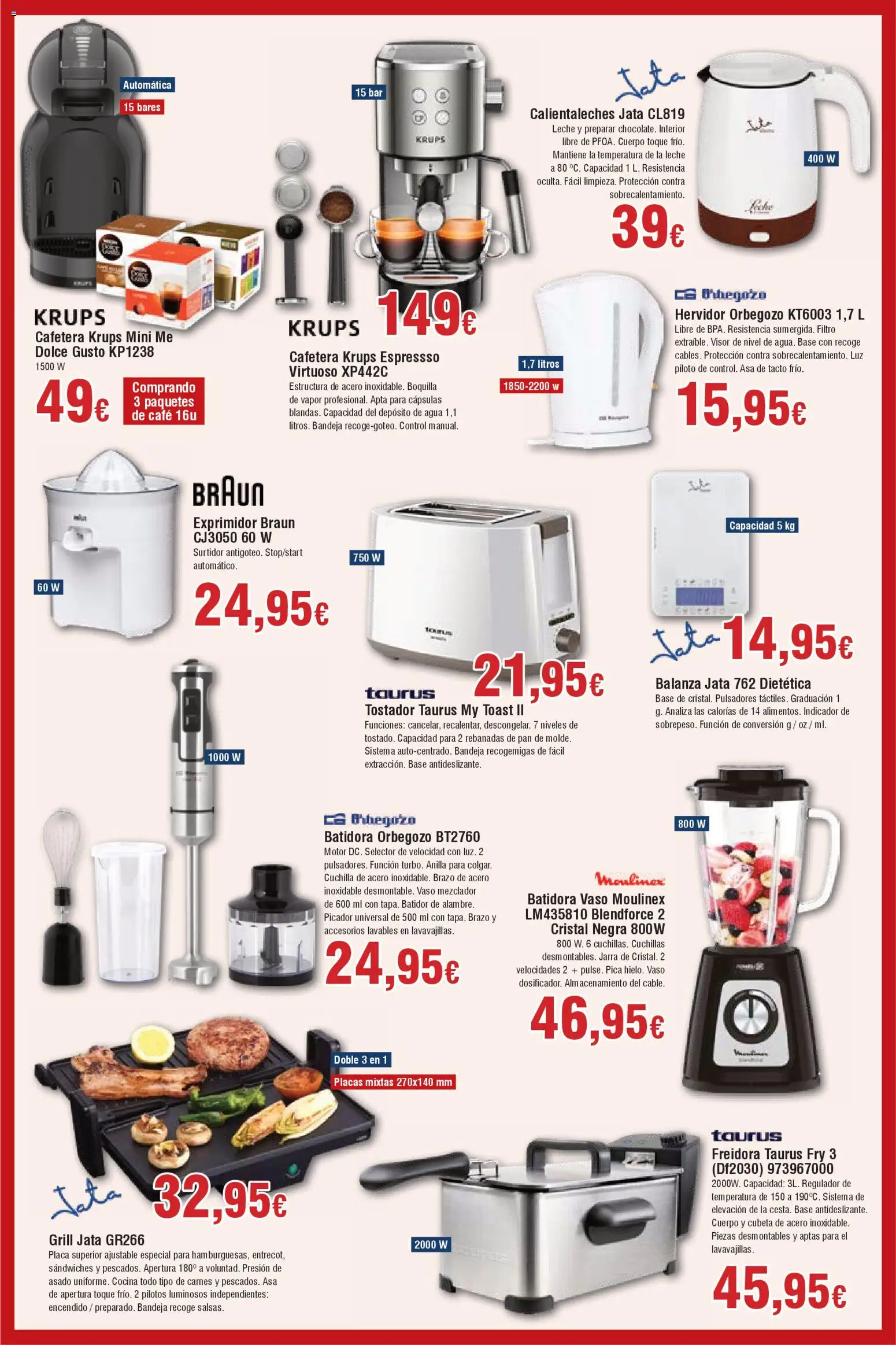 Froiz - Folleto Hiper │ válido desde el 25.11.2025 | Página: 6 | Productos: Leche, Cocina, Batidora, Bandeja