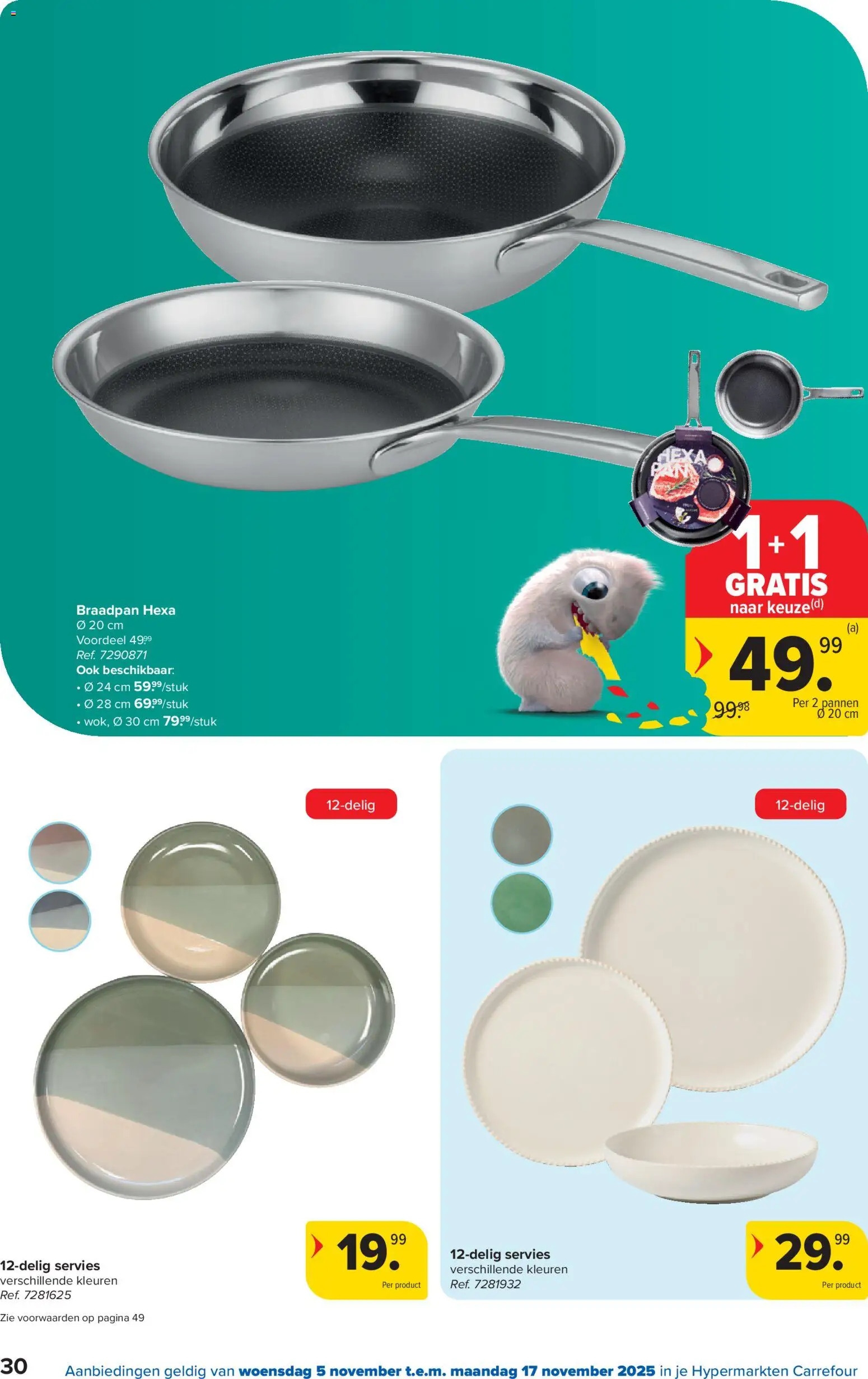 {H1} | Pagina: 30 | Producten: Servies