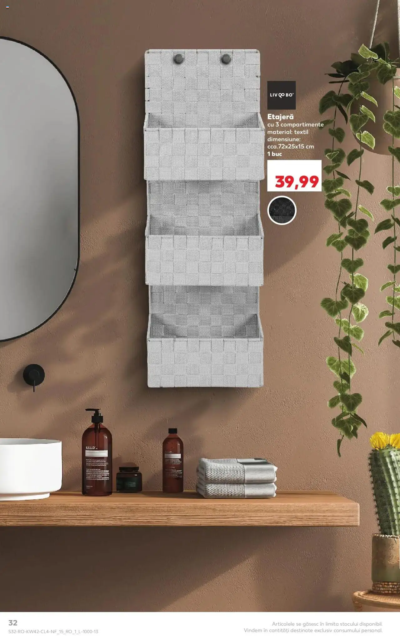 Noul catalog Kaufland – valabil de la 15.10.2025 | Pagină: 32 | Produse: Etajeră